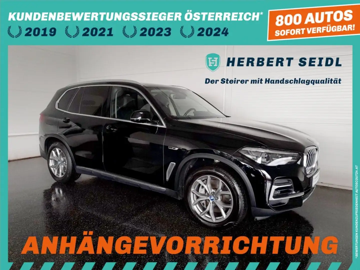 BMW X5 45e XLINE 4x4 PHEV Aut *ADAPT LED / NAVI / LIVE COCKPIT PROF / AHV / LEDER / SOUNDSYSTEM* Schwarz - 1