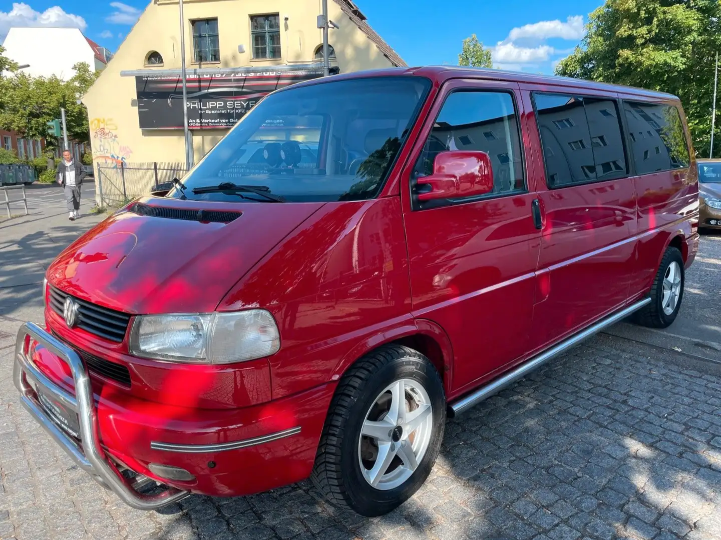 Volkswagen T4 Caravelle T4 *AUTOMATIK*STANDHZG*KLIMA*LPG-GAS*6-SITZE* Rouge - 1