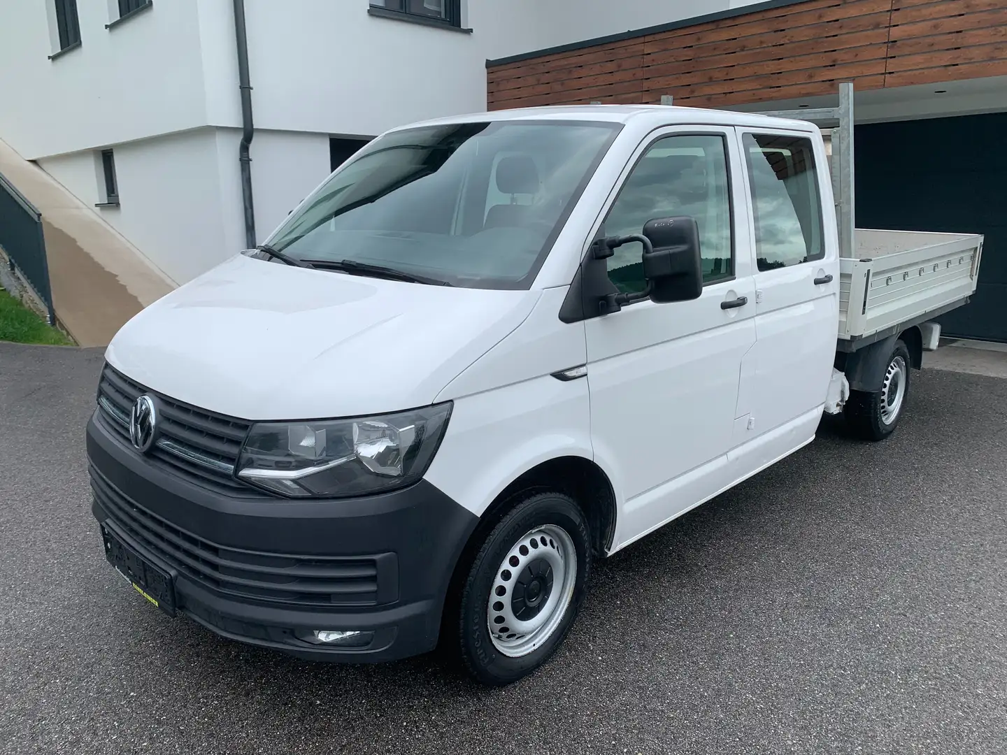 Volkswagen T6 Transporter Doka-Pritsche,Service+ZR Neu,Mwst.Ausweisbar Blanco - 1