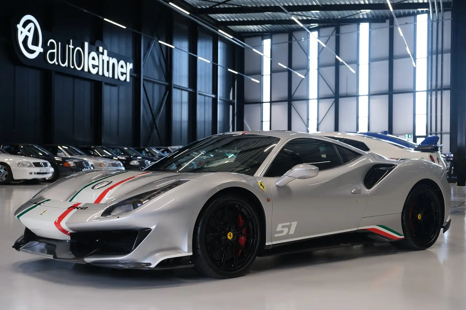 Ferrari 488 Pista Piloti origineel 1.070 km srebrna - 2