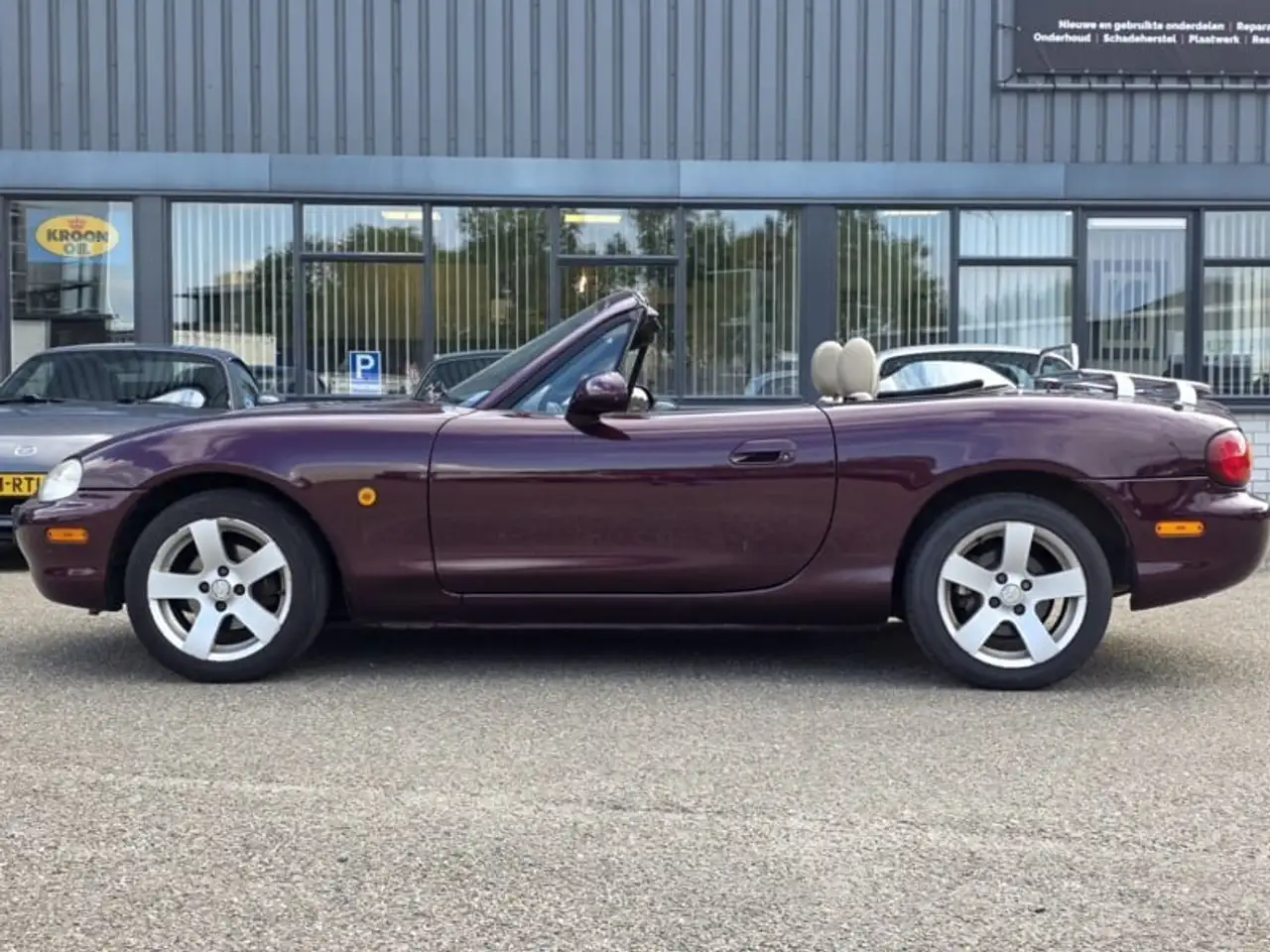 Mazda MX-5 NB 1.6 | 2000 Paars miracle decade INCL. hardtop, foto 2