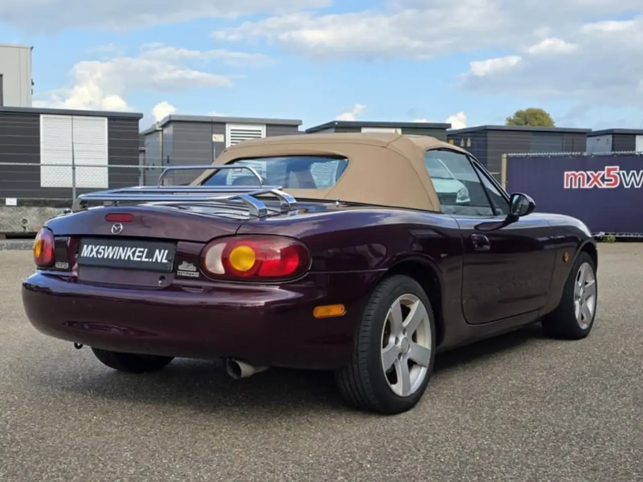 Mazda MX-5 NB 1.6 | 2000 Paars miracle decade INCL. hardtop, foto 9