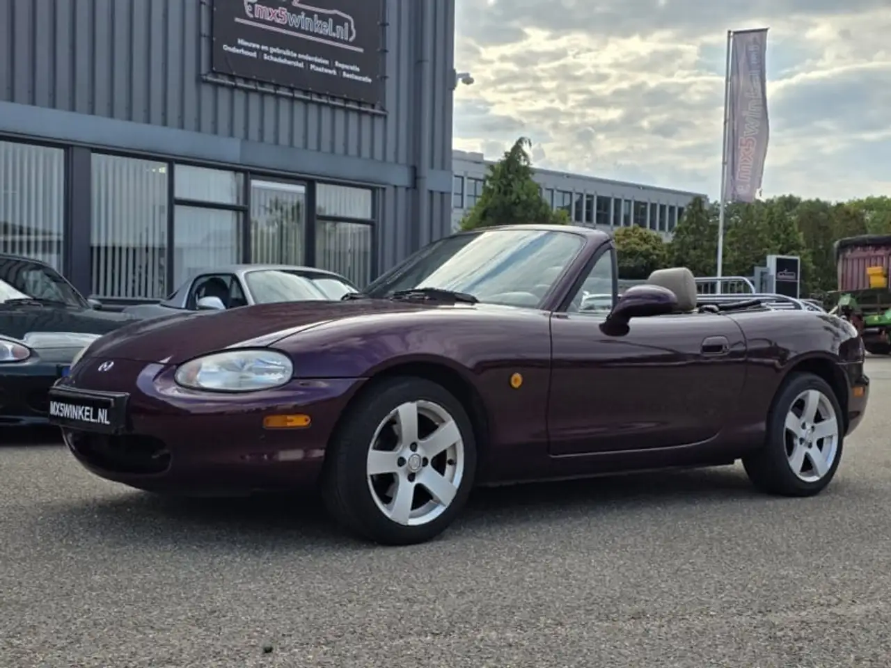 Mazda MX-5 NB 1.6 | 2000 Paars miracle decade INCL. hardtop, foto 1