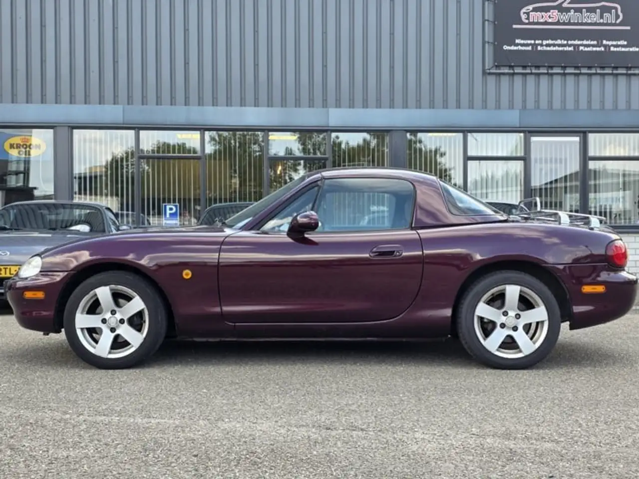 Mazda MX-5 NB 1.6 | 2000 Paars miracle decade INCL. hardtop, foto 11