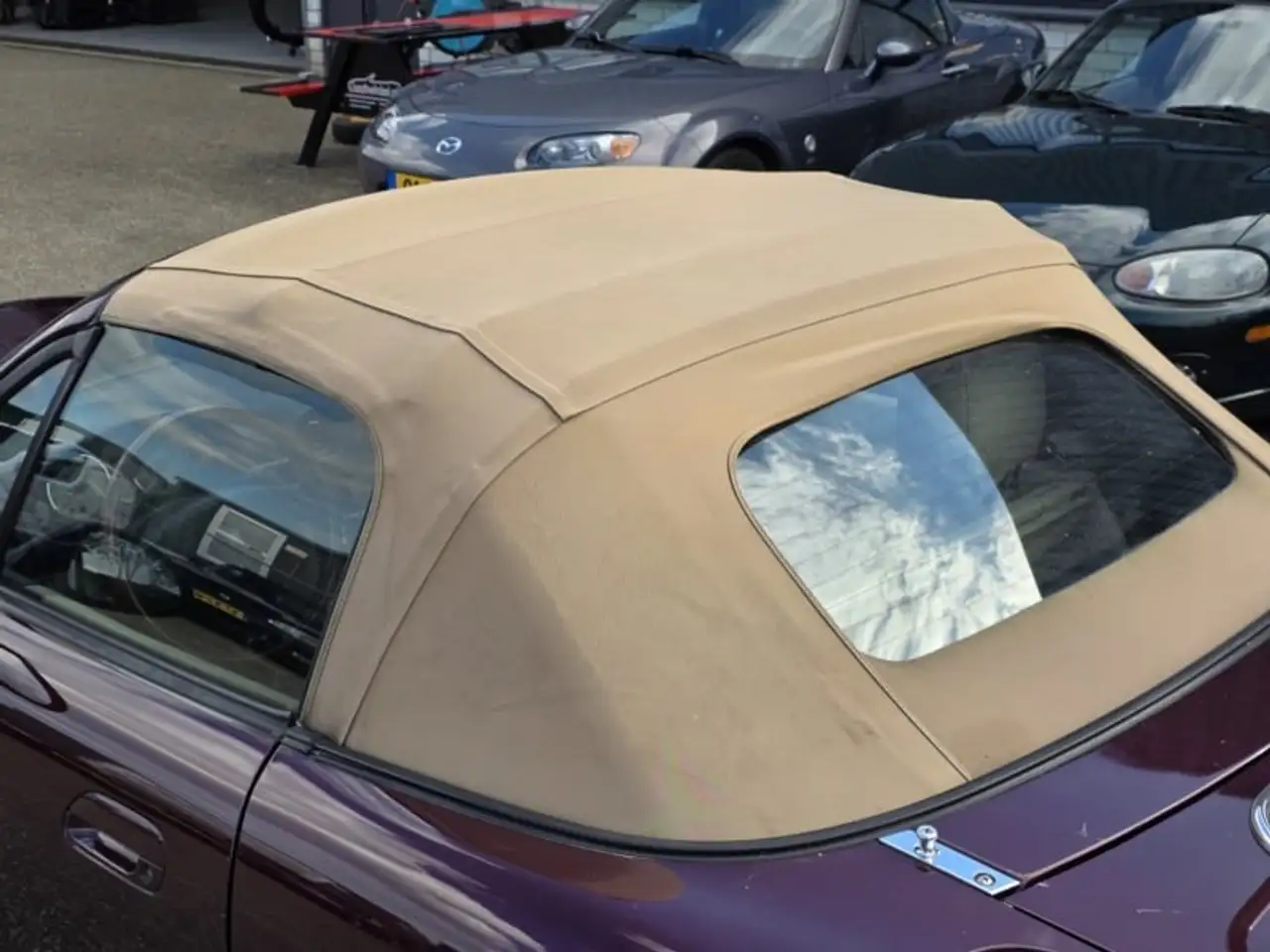 Mazda MX-5 NB 1.6 | 2000 Paars miracle decade INCL. hardtop, foto 10