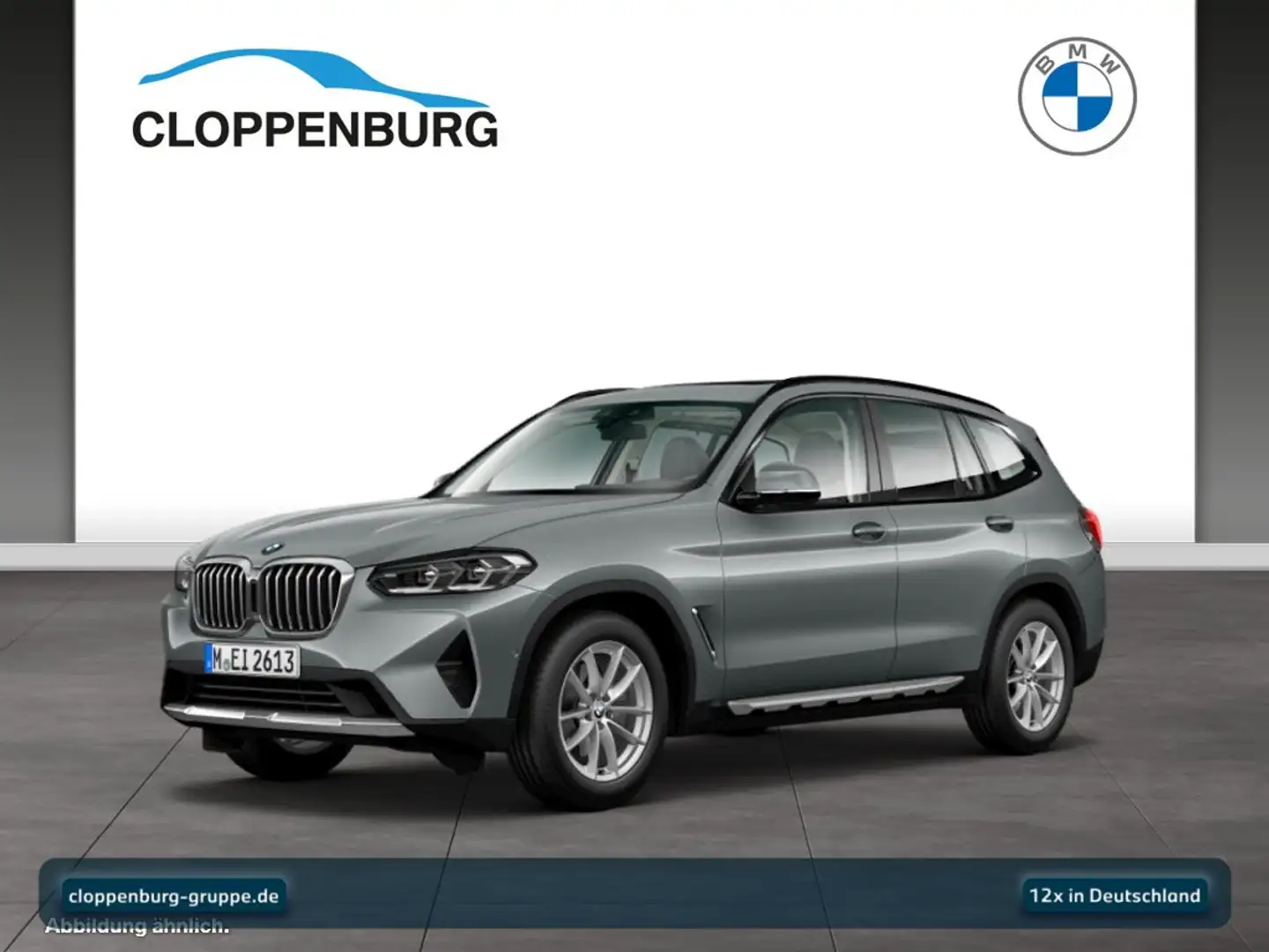 BMW X3 xDrive30i ZA Navi+Pano+SHZ+HiFi+Fernl.Ass+LED Grau - 1