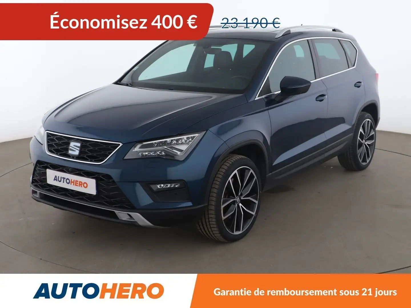 SEAT Ateca 2.0 TDI Xcellence DSG7 Bleu - 1