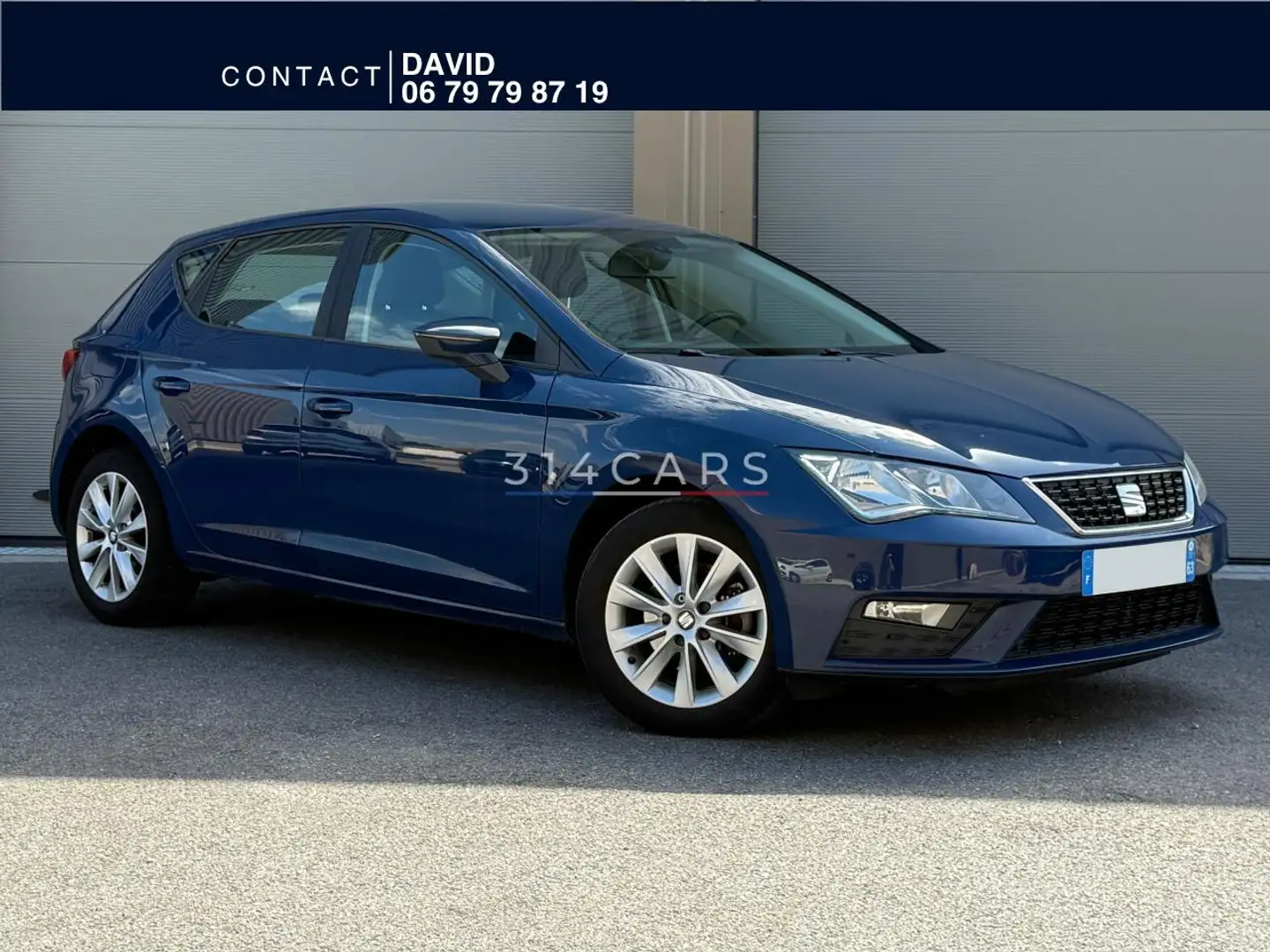 SEAT Leon 1.6 TDI 115 cv Style Bleu - 1