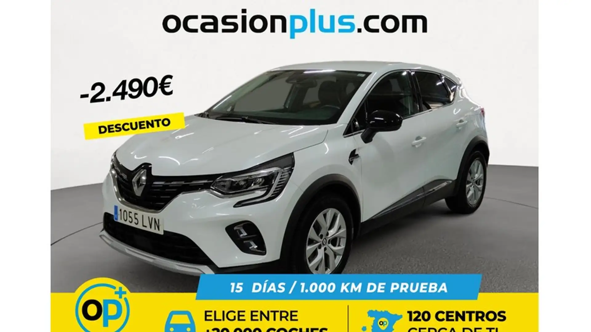Renault Captur E-TECH Híbrido Enchufable Zen 117kW Weiß - 1