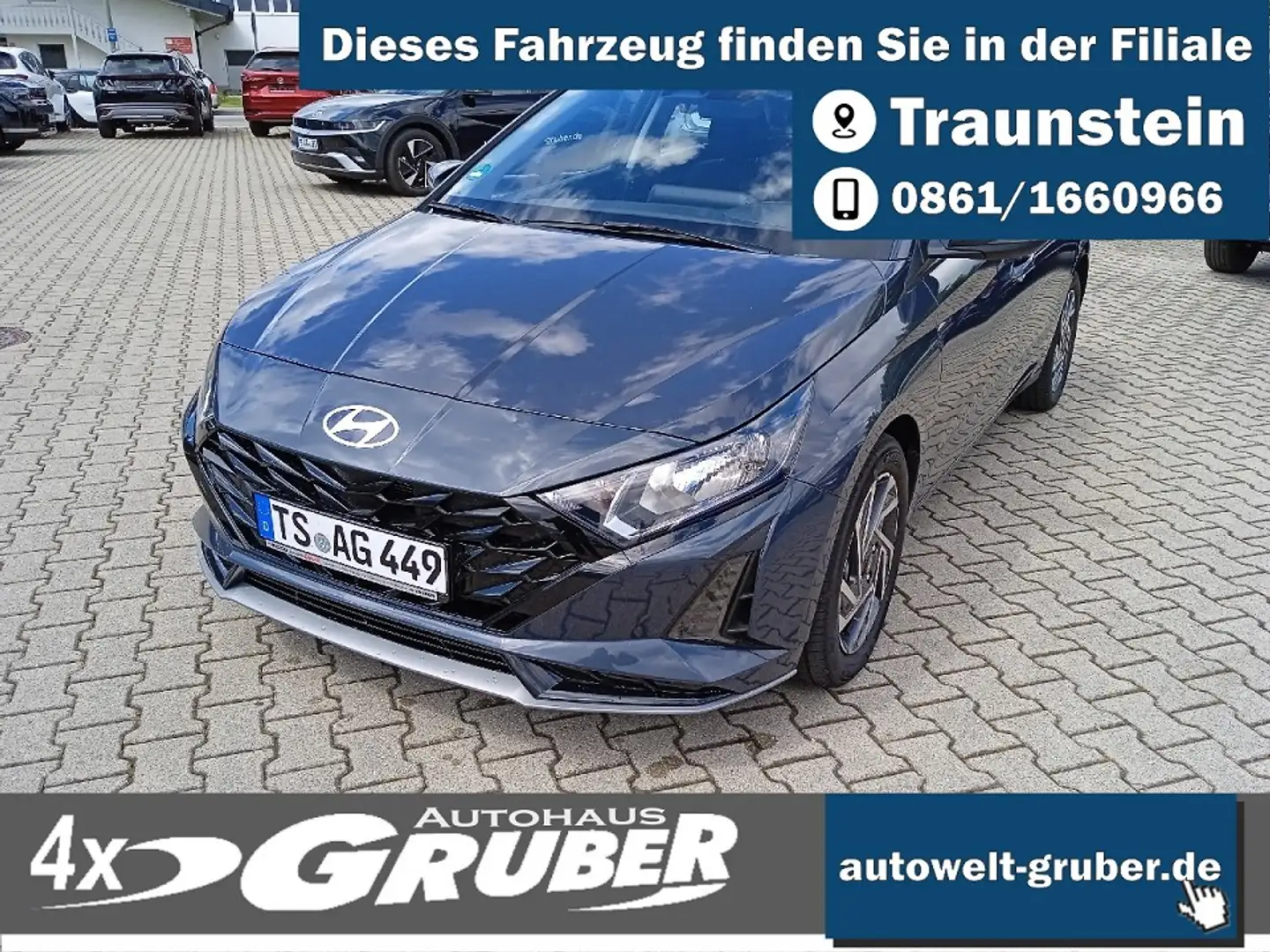 Hyundai i20 100PS Trend + Navigation+ALU+Kamera
Grigio - 1