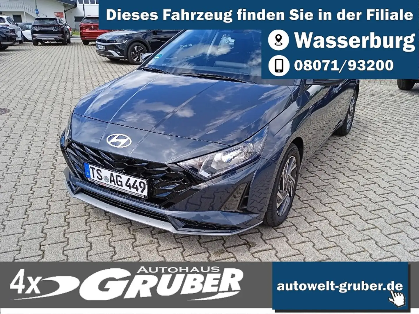 Hyundai i20 100PS Trend + Navigation+ALU+Kamera
Gris - 1