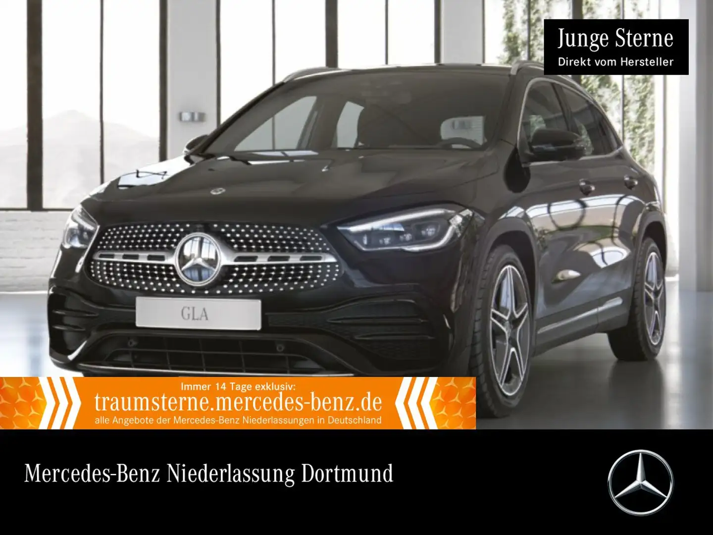Mercedes-Benz GLA 180 AMG+360°+MULTIBEAM+STHZG+7G Zwart - 1
