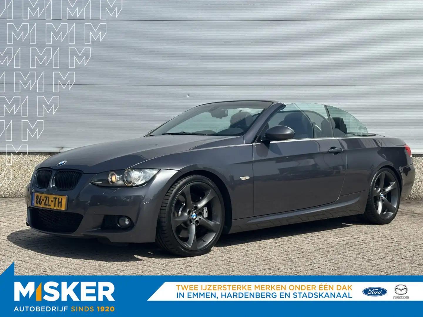 BMW 335 3-serie Cabrio 335i Executive Grijs - 1