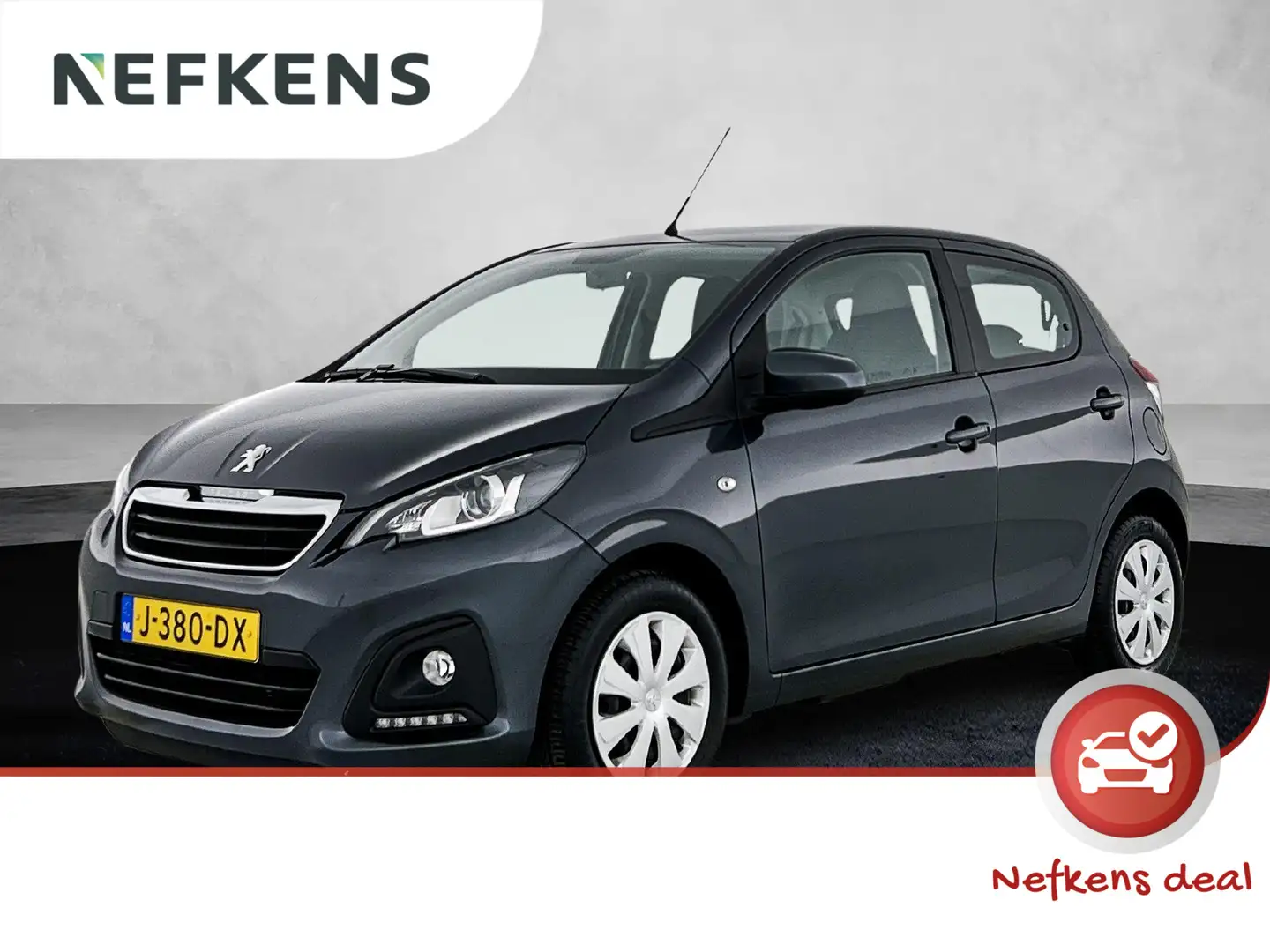Peugeot 108 Active 72pk | Navigatie via Apple Carplay / Androi Grijs - 1