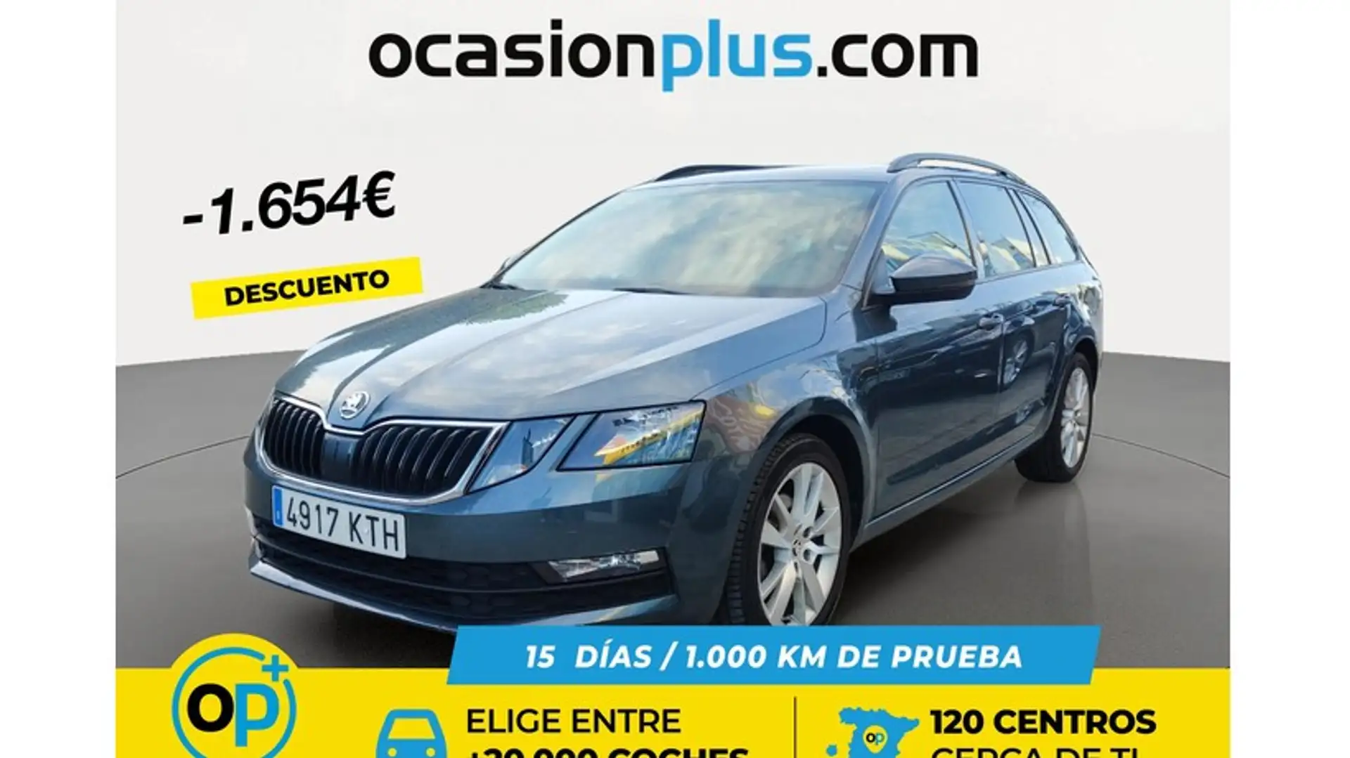 Skoda Octavia Combi 1.5 TSI Like DSG 110kW Gris - 1