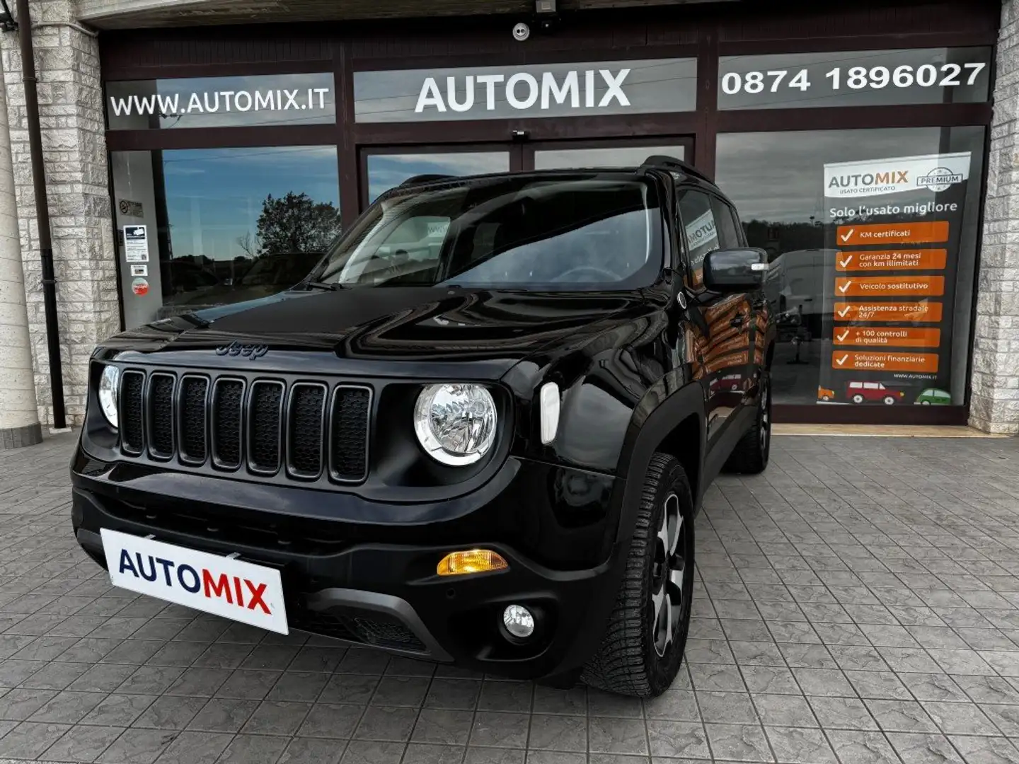 Jeep Renegade 1.3 T4 Phev Trailhawk 4xe At6 Nero - 2