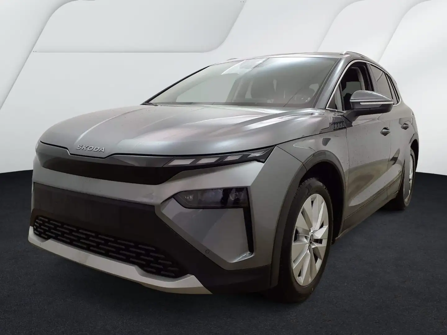 Skoda Elroq 85 LOFT +WÄPU +AHK +19" +CARPLAY +MATRIX +ACC +RK Grau - 2