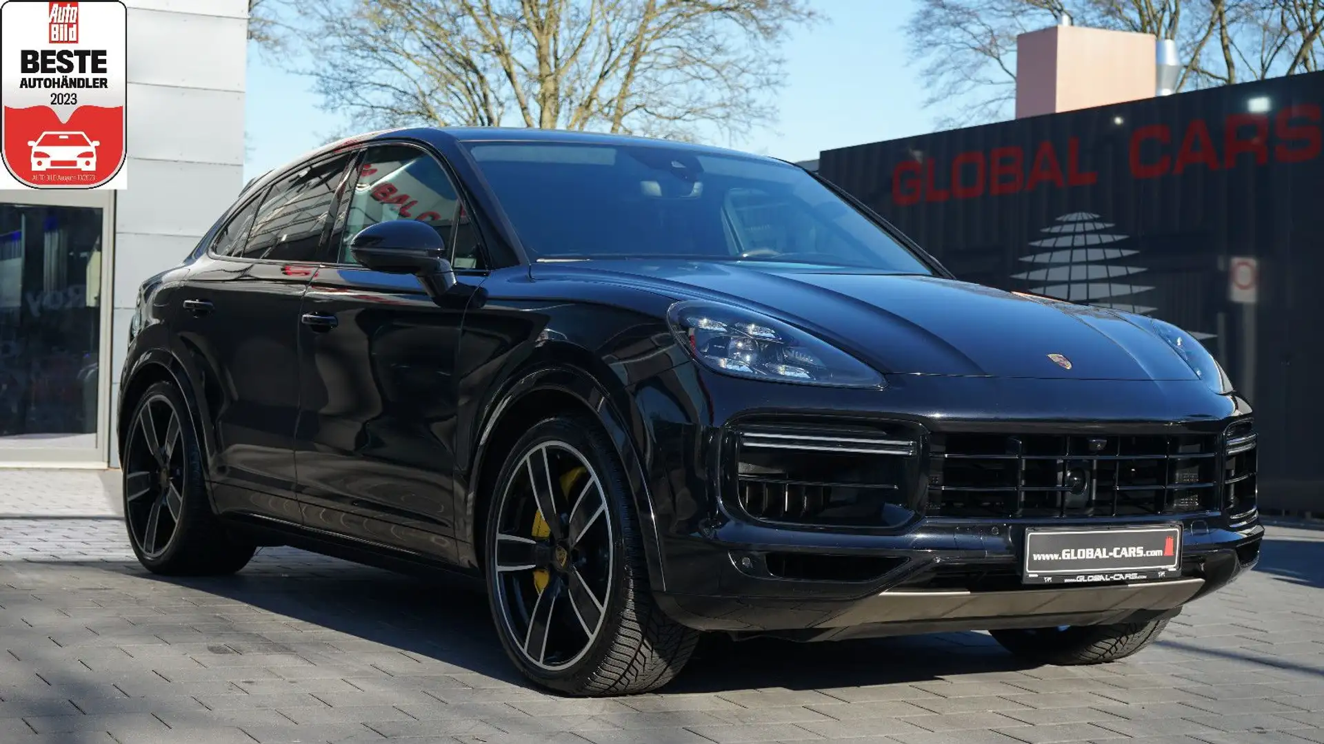Porsche Cayenne CAYENNE TURBO COUPE CARBON*APPROVED*HUD*22"* Schwarz - 1