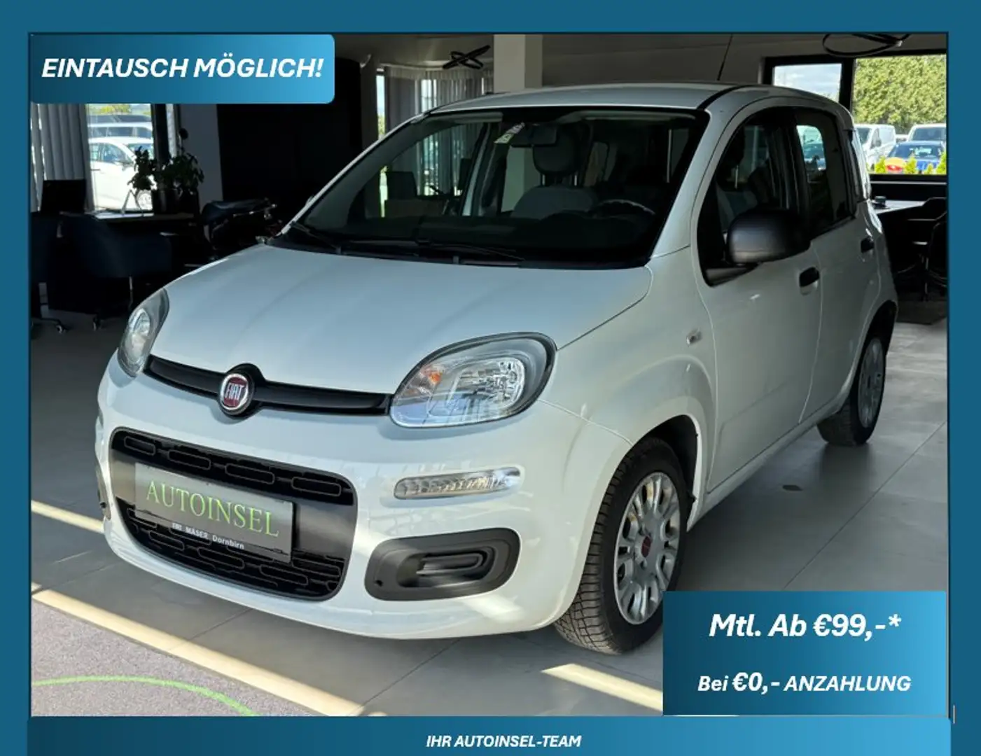 Fiat Panda Base Klima, 1.Besitz Wit - 1