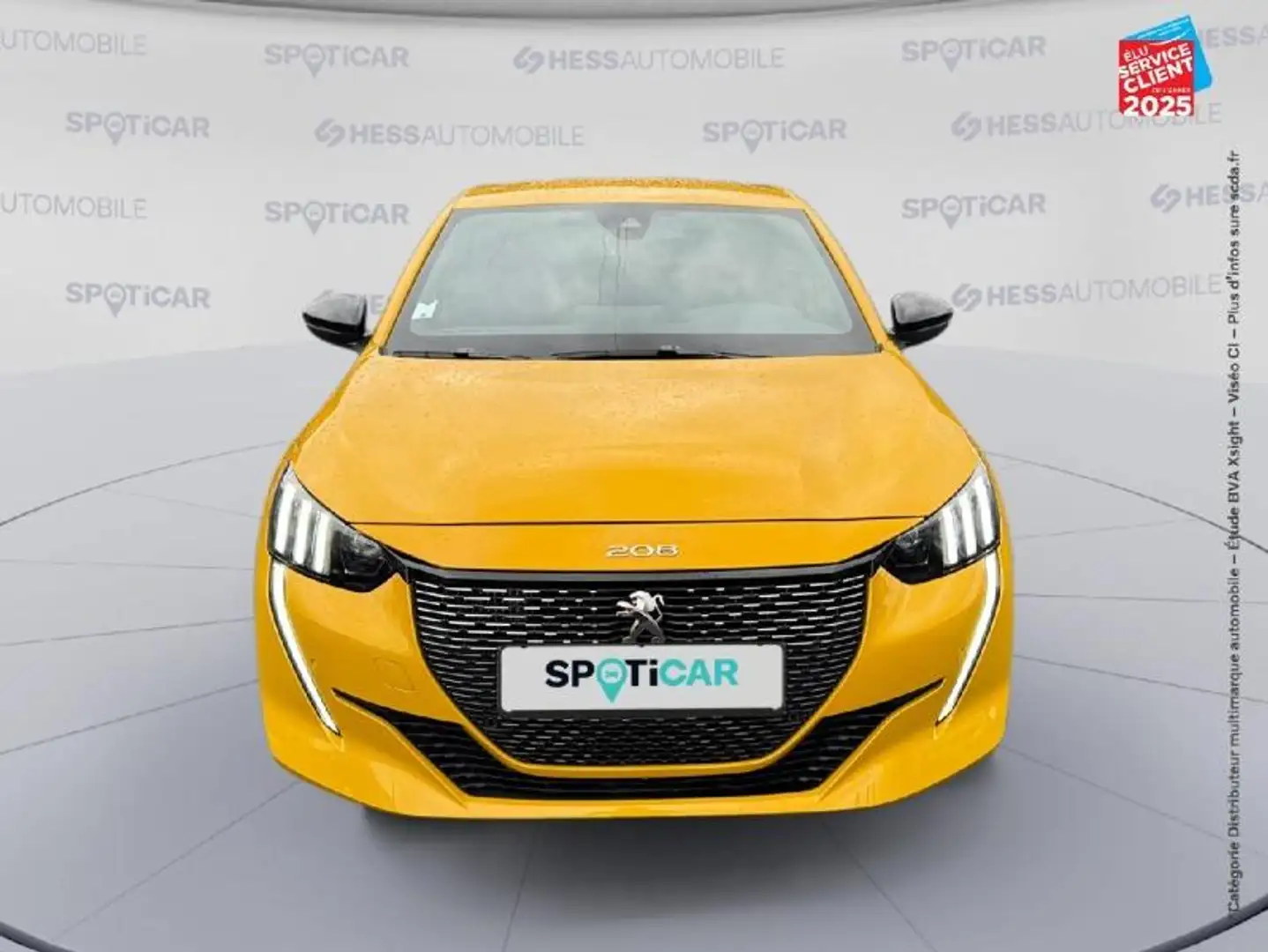 Peugeot 208 1.2 PureTech 100ch S\u0026S GT Jaune - 2