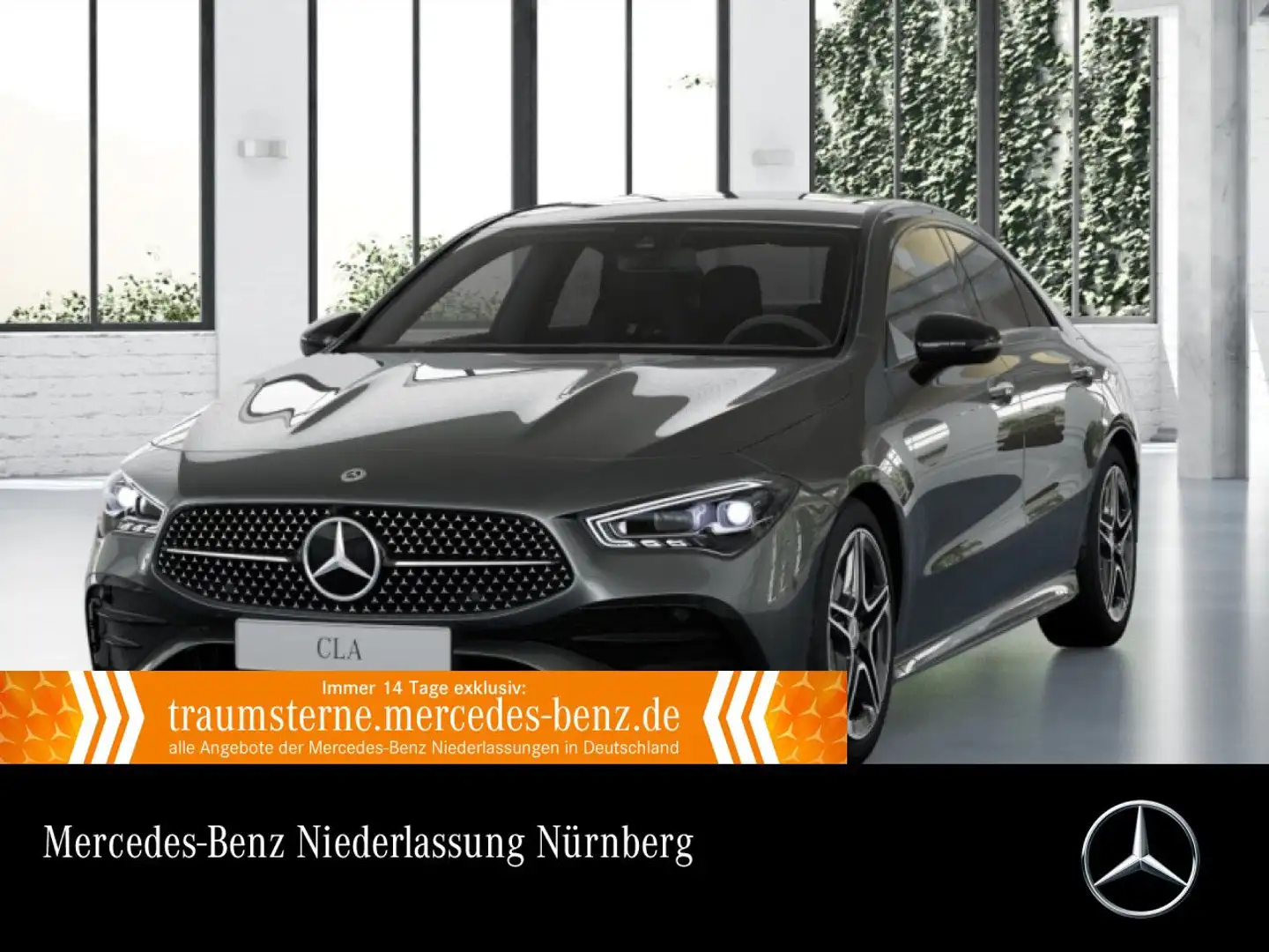 Mercedes-Benz CLA 200 AMG+NIGHT+MULTIBEAM+KAMERA+TOTW+KEYLESS+7G Gris - 1