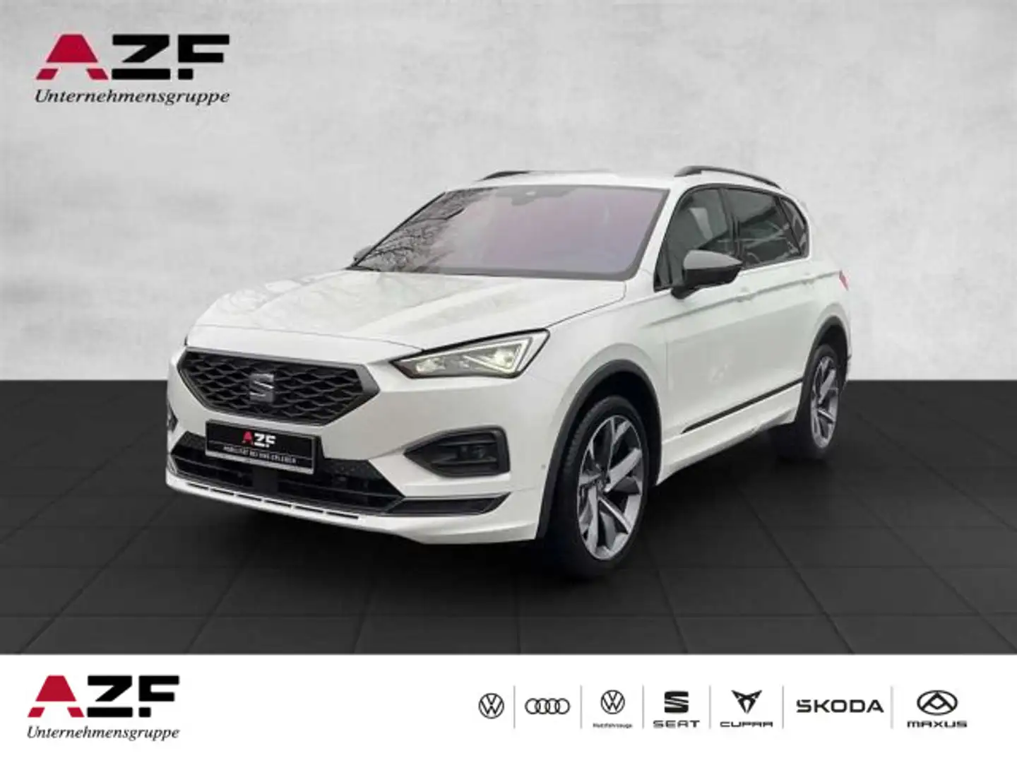 SEAT Tarraco 2.0 TDI FR DSG+AHK+20 Zoll+SHZ+Navi+ACC Weiß - 1