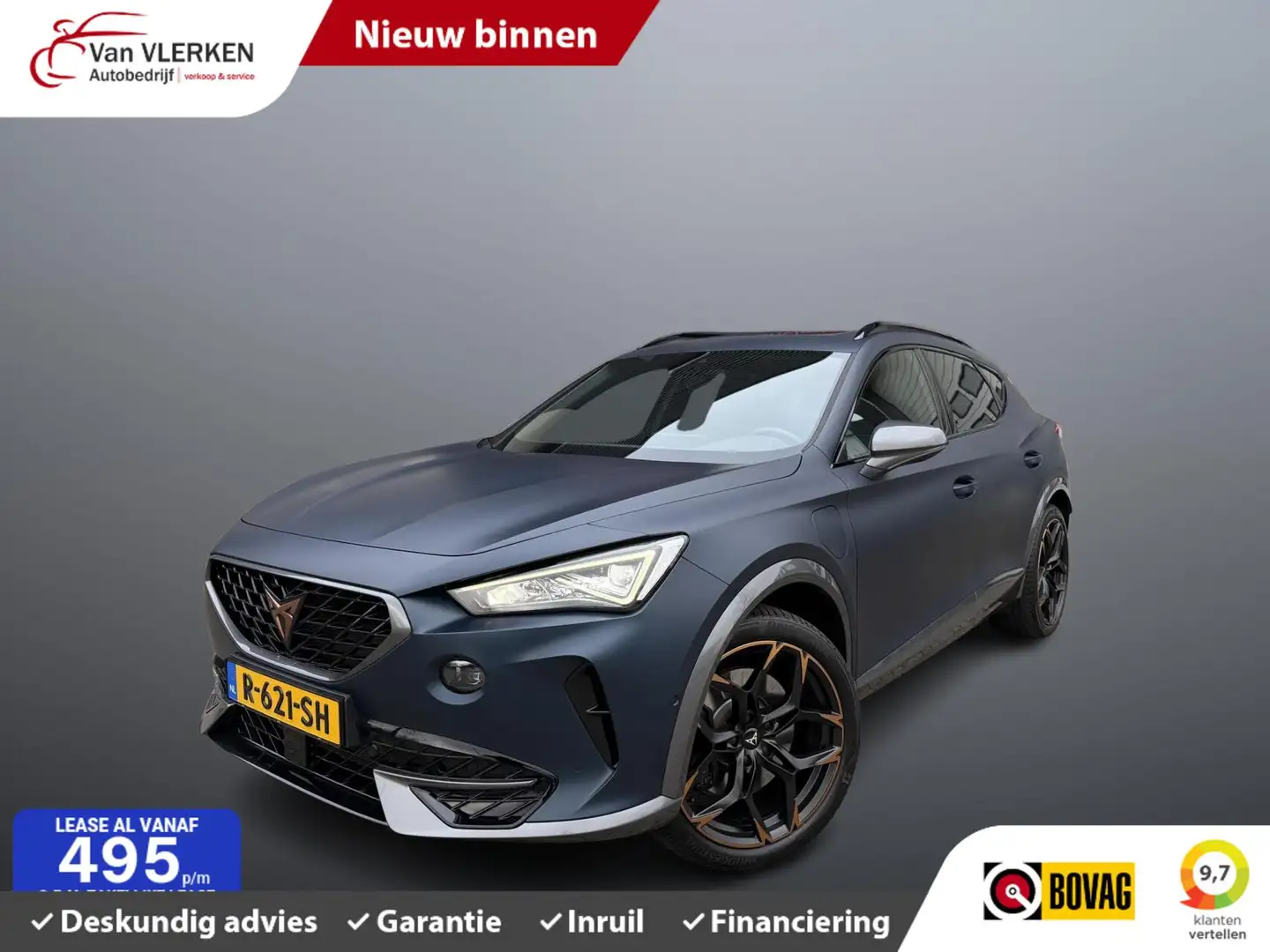 CUPRA Formentor 1.4 e-Hybrid VZ Performance MAT, PANORAMADAK, Trek Bleu - 1