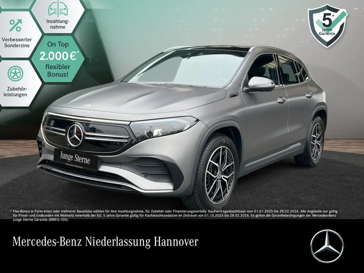 Mercedes-Benz EQA 250 AMG+19"+PREMIUM+PANO+360+MEMORY+BURMESTER Grau - 1