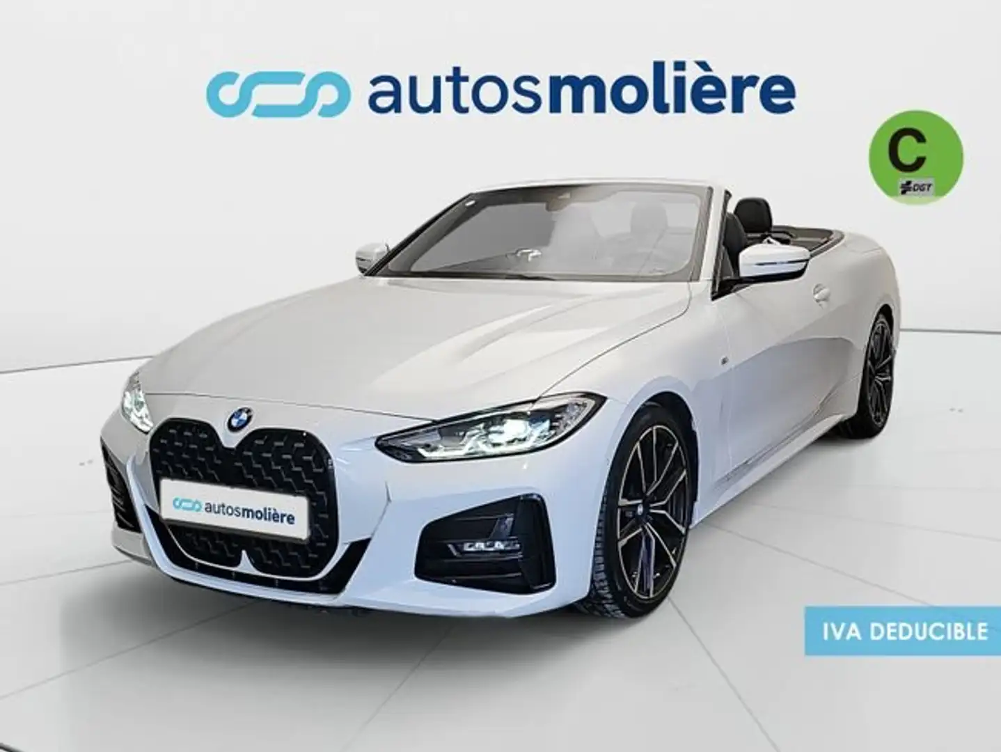 BMW 420 420iA Cabrio Blanc - 1