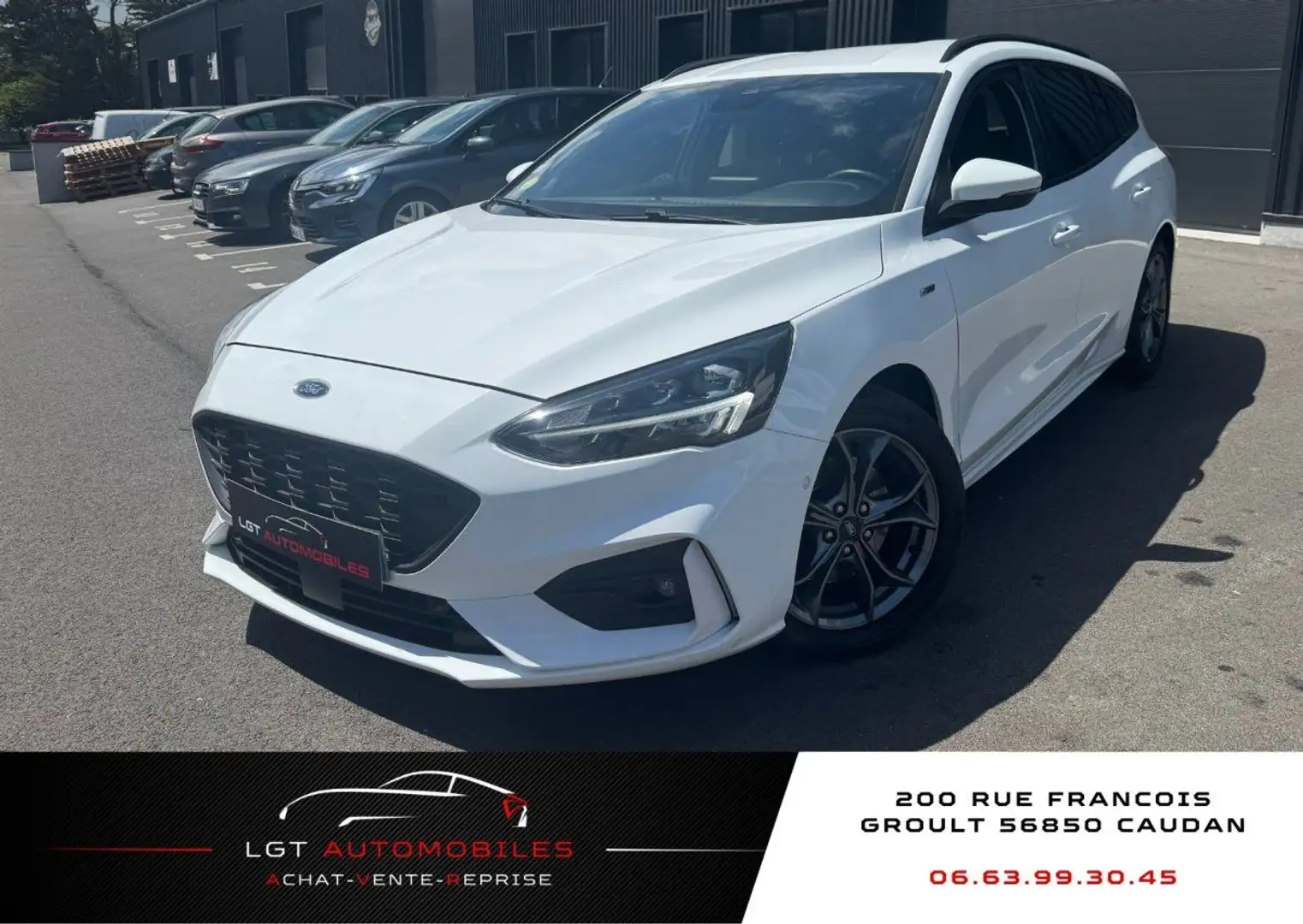 Ford Focus IV 1.5 EcoBlue 120ch ST-Line Blanc - 1