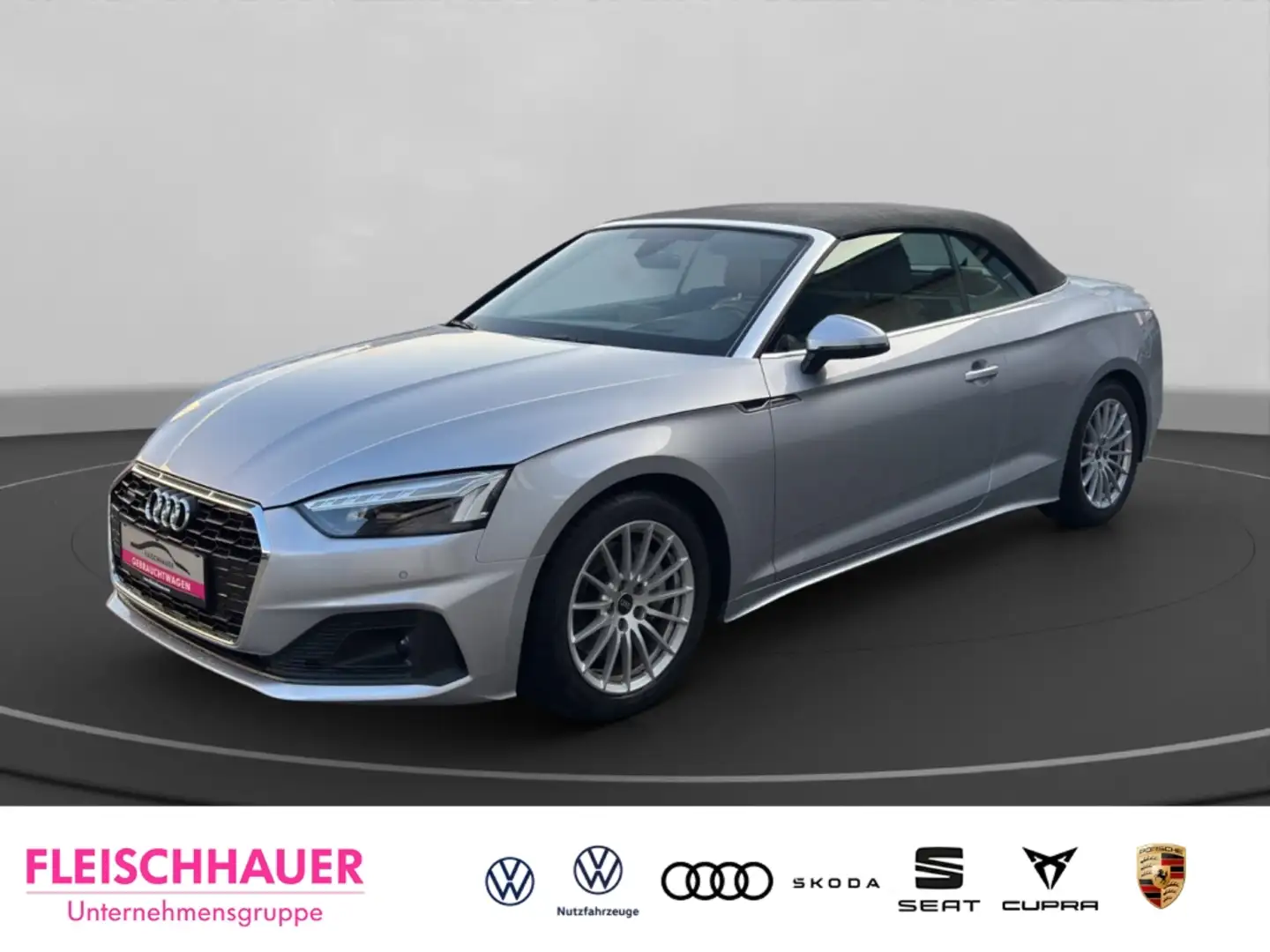 Audi A5 Cabriolet 40 TFSI quattro Matrix-LED Kamera Silber - 1