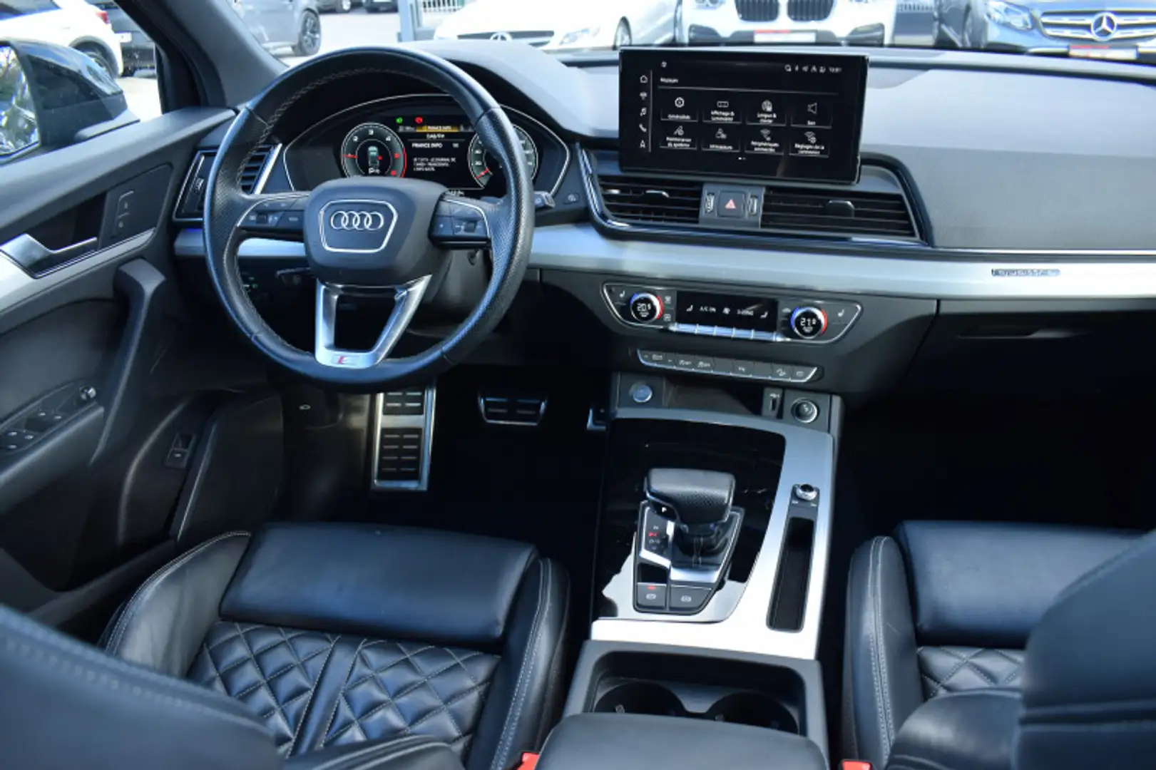 Audi Q5 40 TDI MILD HYBRID 204CH S LINE QUATTRO S TRONIC 7 le prix inclut la carte grise Noir - 2