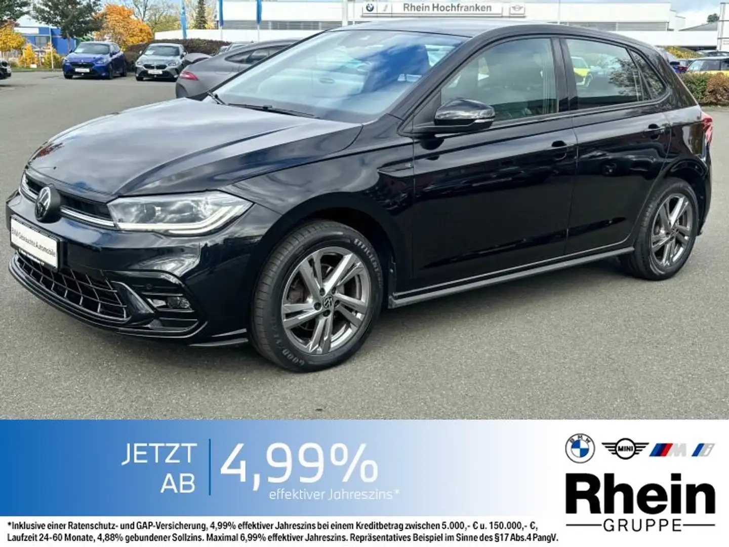 Volkswagen Polo 1.0 TSI R-Line IQ DRIVE LED NAVI 8-FACH DSG Noir - 1