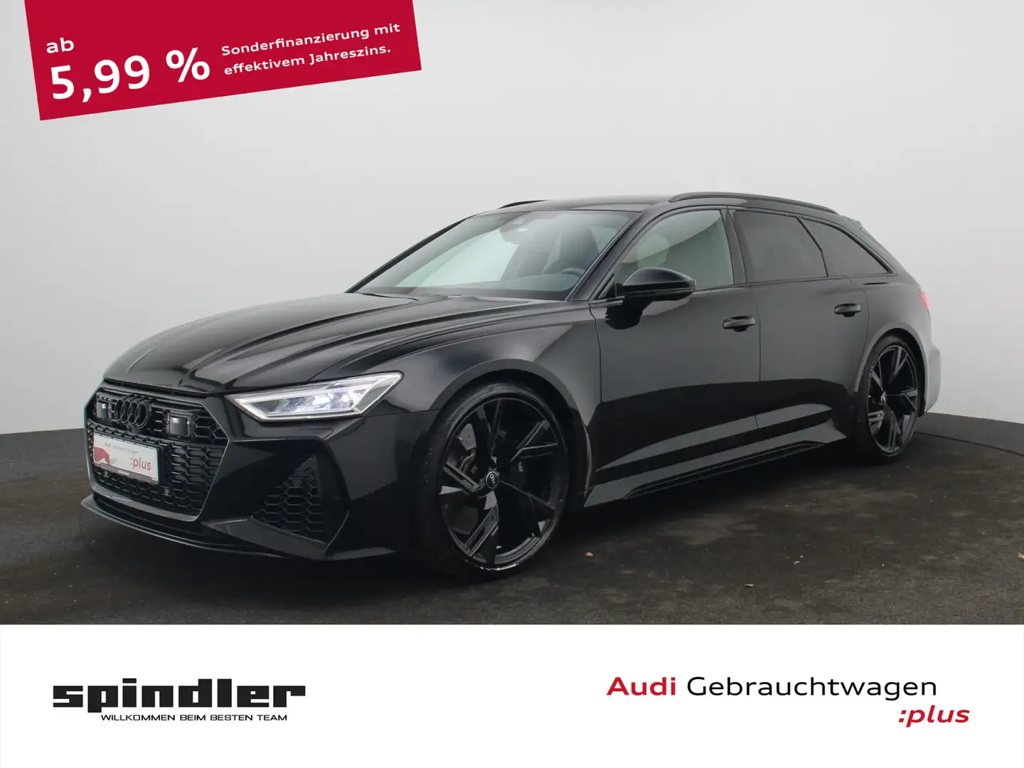 Audi RS6 TFSI quattro / Standh, Pano, Vmax280 Schwarz - 1