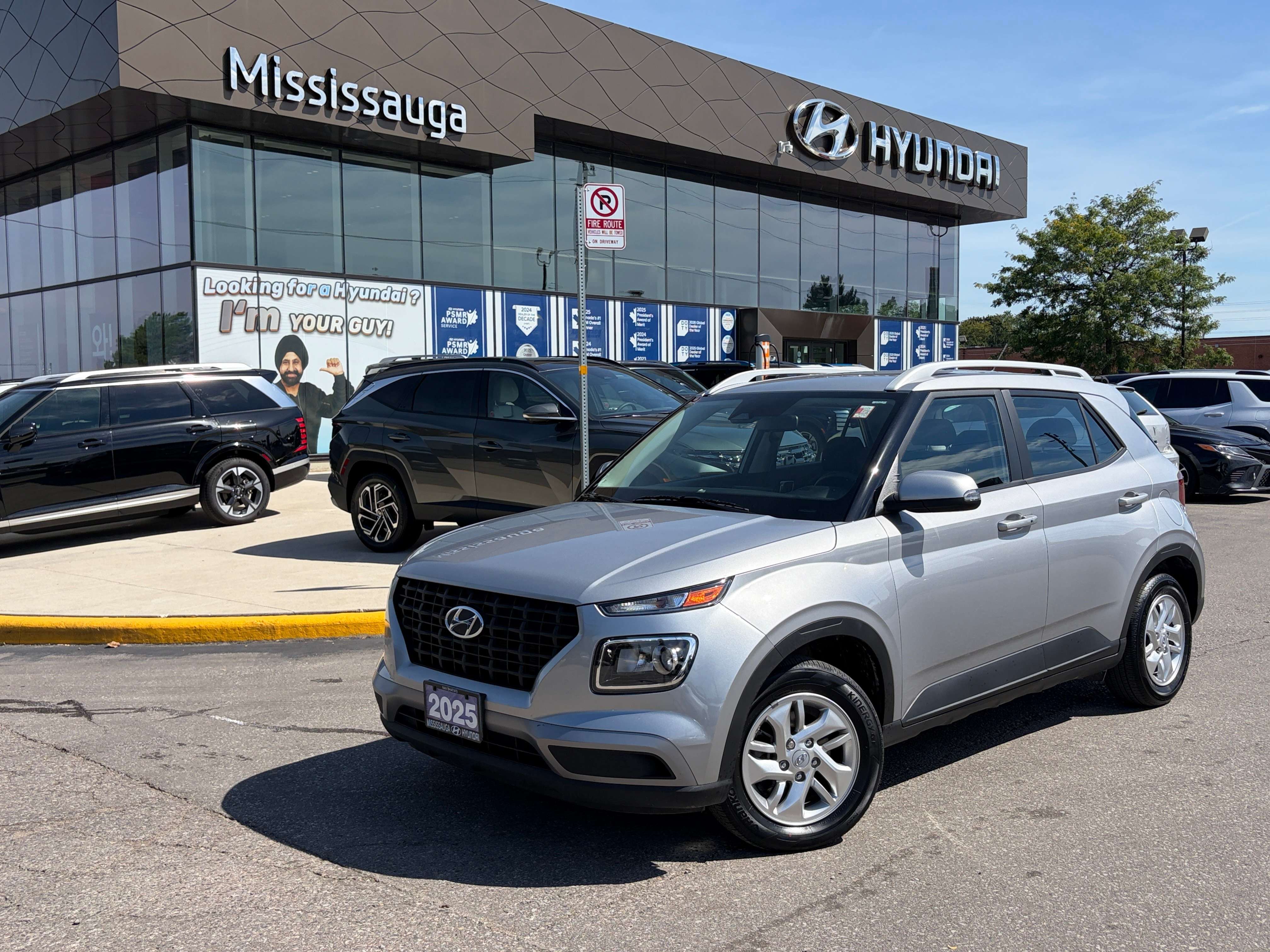 Silver 2025 Hyundai Venue SUV / Crossover Front-Wheel Drive Automatic