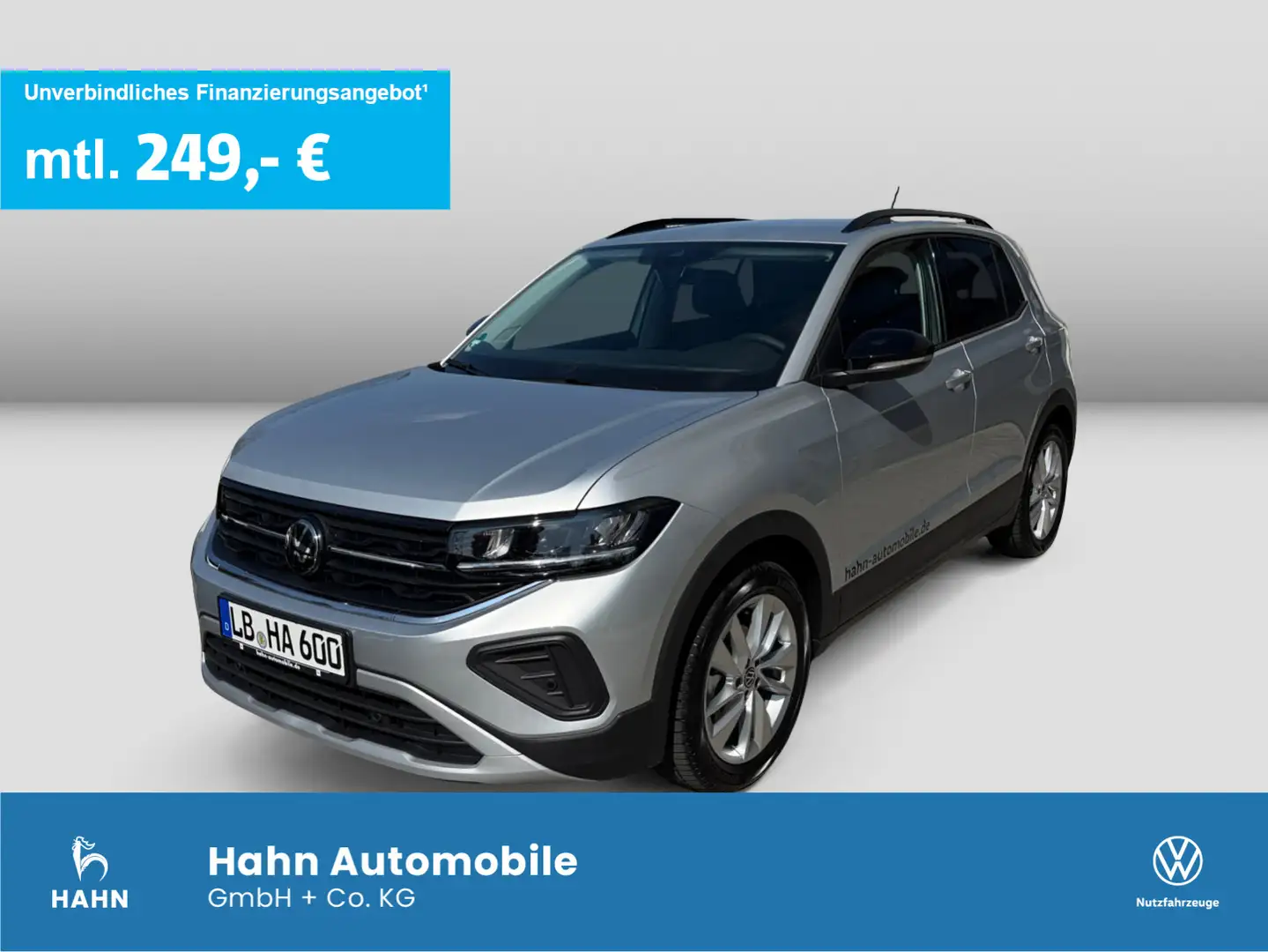 Volkswagen T-Cross GOAL 1.0 l TSI OPF 116 PS 6-Gang Ganzjah Silber - 1