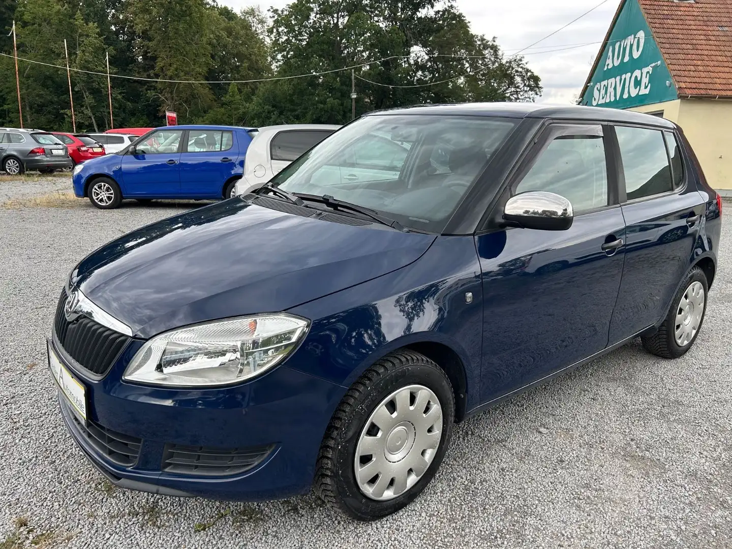Skoda Fabia 1.2l / Klima / Navi / Tüv + Service neu Blau - 1