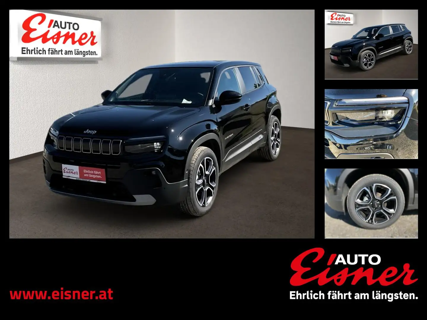 Jeep Avenger 1.2 T-GDI Summit ACC DynLicht Kam. LED Schwarz - 1