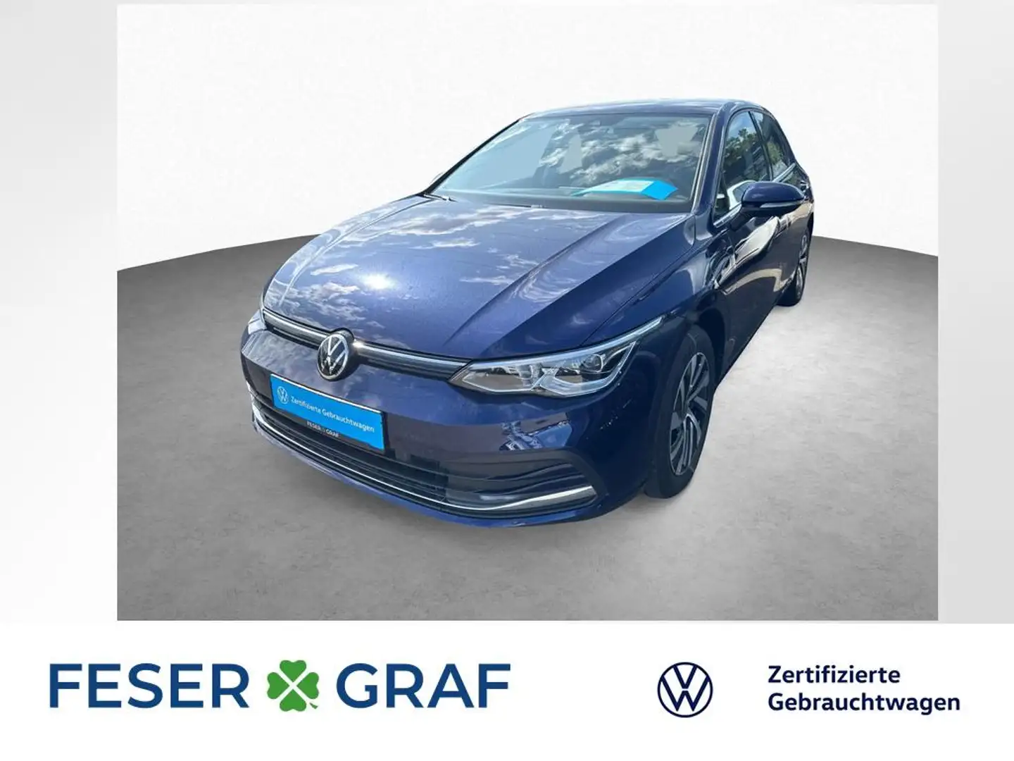 Volkswagen Golf VIII 1.4 eHybrid DSG NAVI KAM ACC SHZ APP Bleu - 1