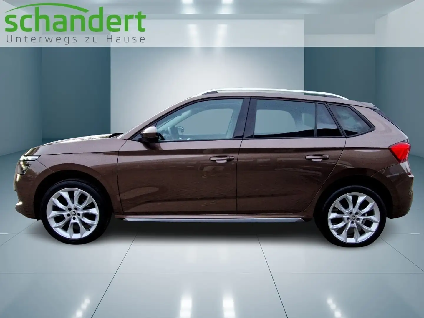 Skoda Kamiq 1.5 TSI DSG Style LED Navi AHK Klimaautomatik Braun - 2