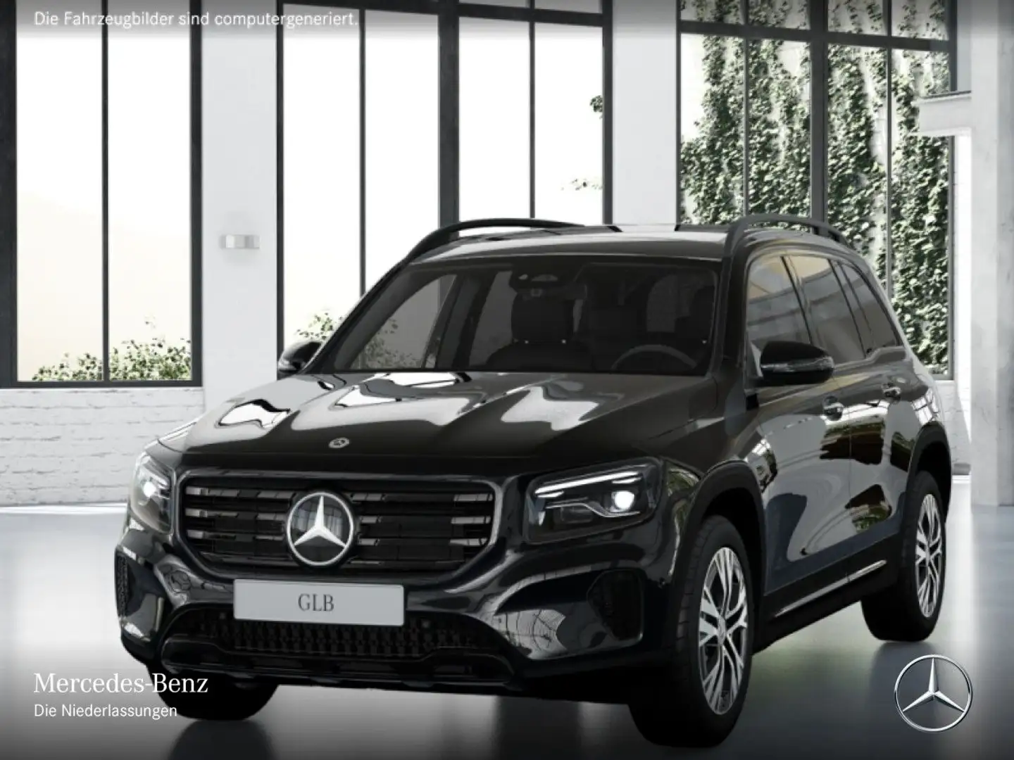 Mercedes-Benz GLB 200 d PROGRESSIVE+NIGHT+PANO+AHK+MULTIBEAM+8G Schwarz - 2