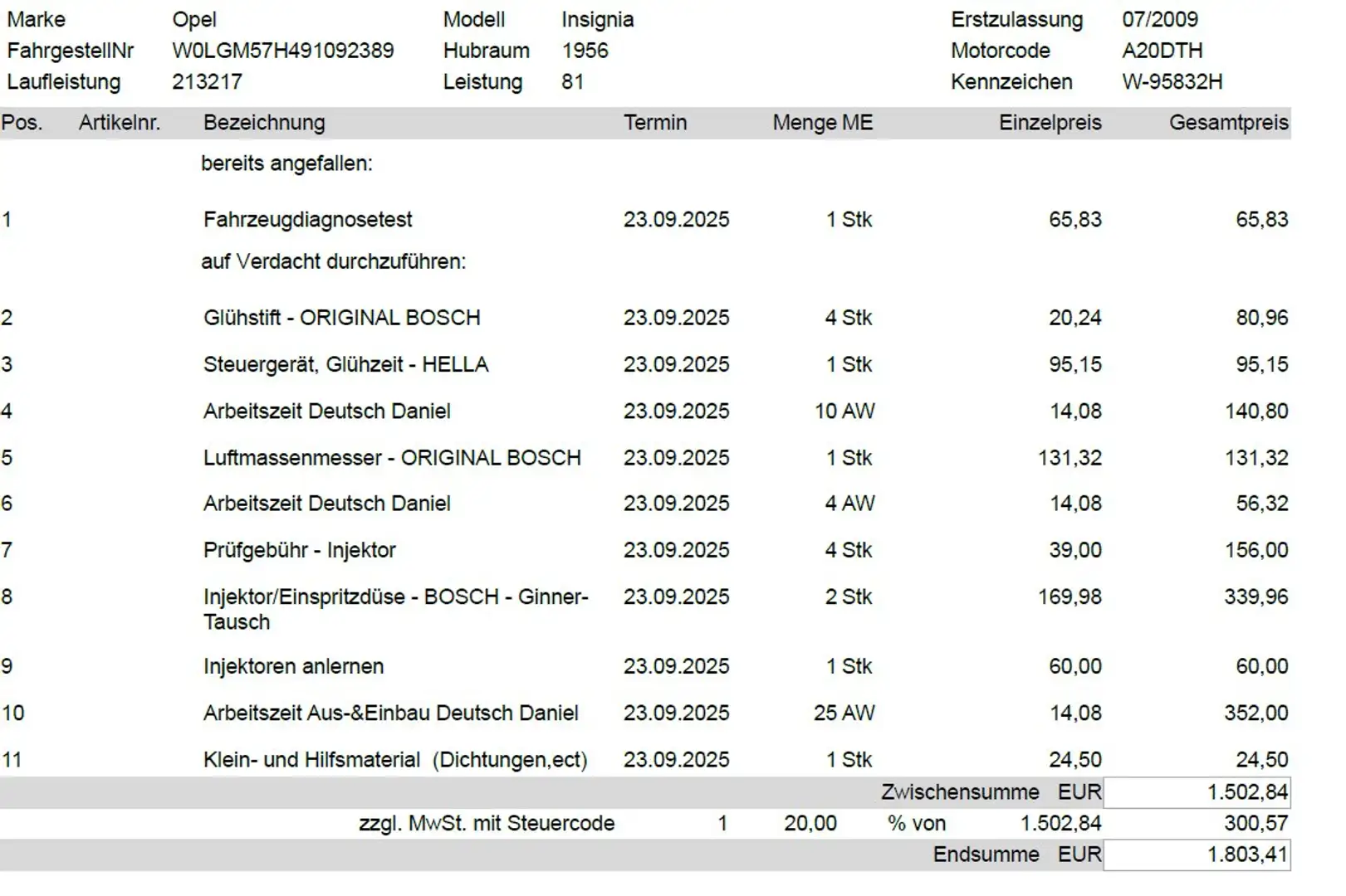 Opel Insignia Insignia 2,0 CDTI DPF Ecotec Grau - 2