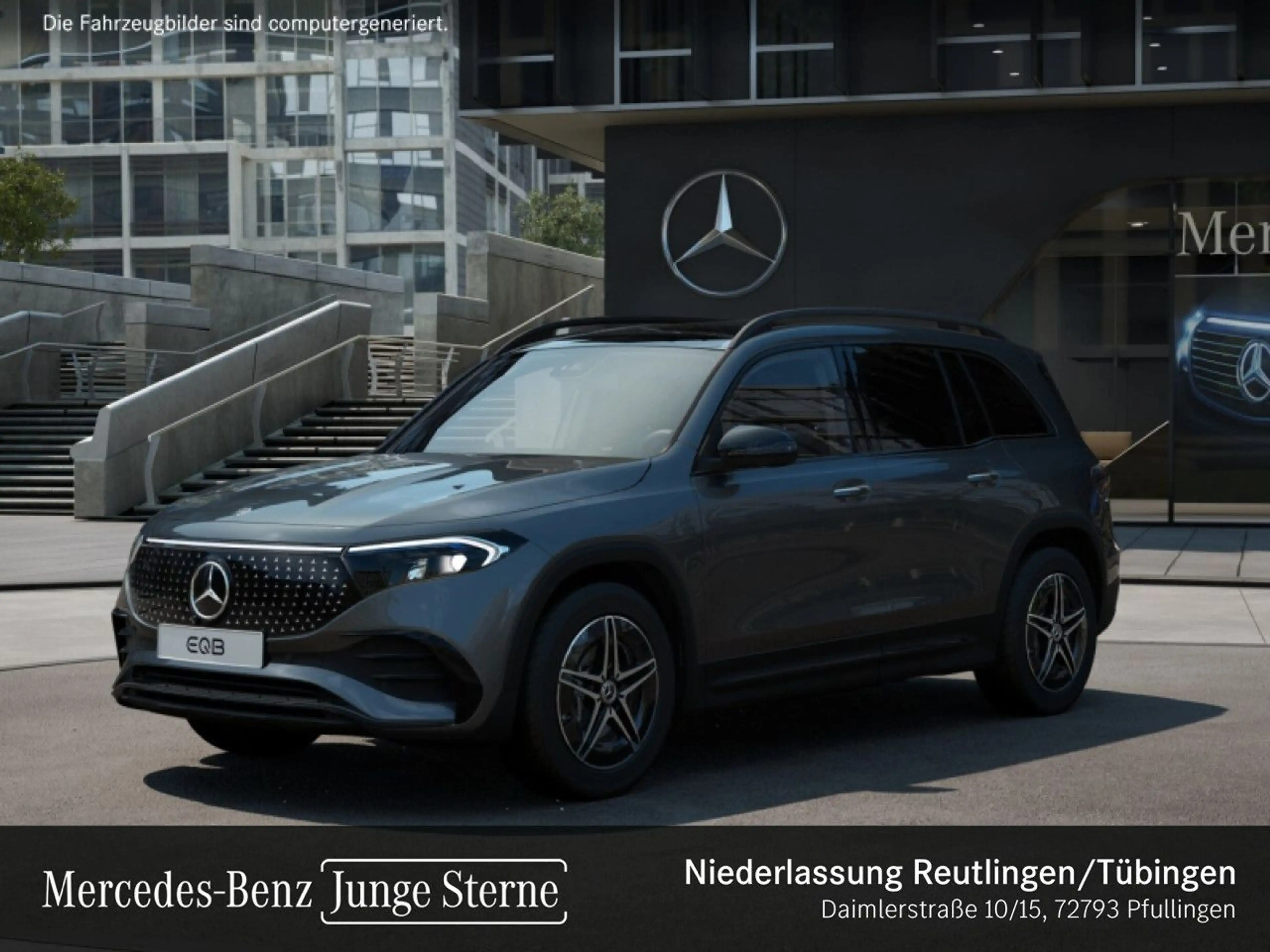 Mercedes-Benz EQB 300 4M AMG+NIGHT+PLUS-PAKET+AHK+PANO+360+SPUR — photo 14