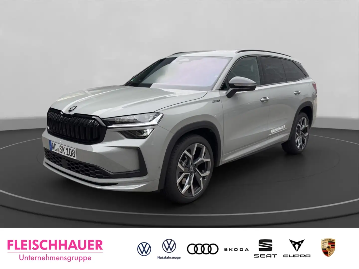 Skoda Kodiaq 4x4 Sportline 2,0 TDI DSG+PANORAM+CANTON Grau - 1