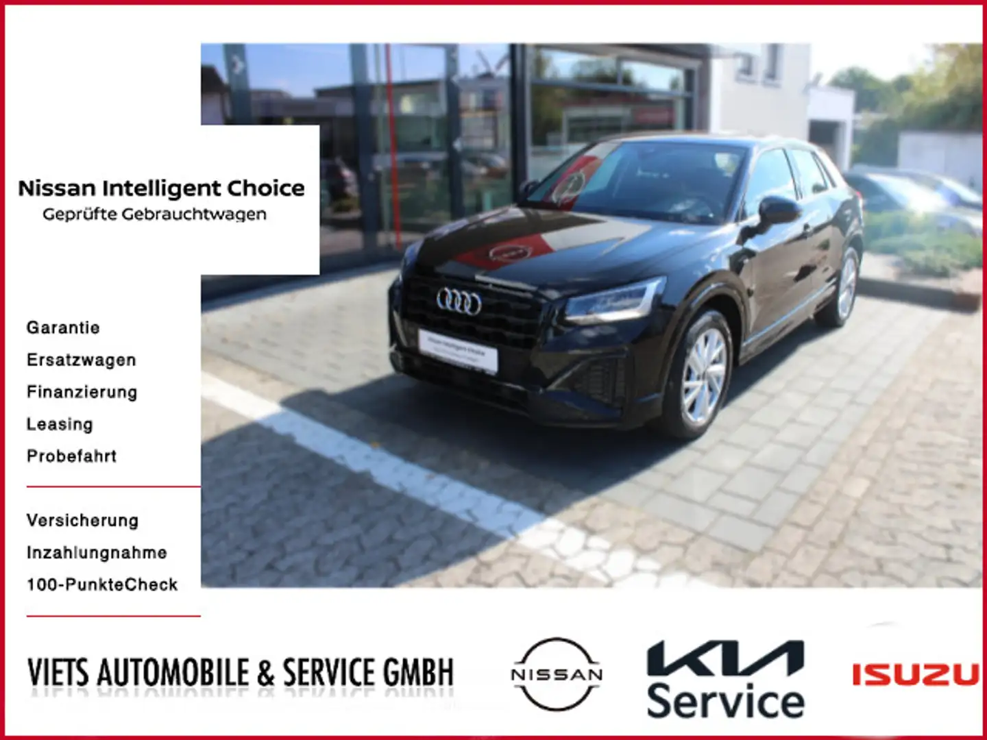 Audi Q2 35 1.5 TFSI S line S-tronic Leder LED Navi Noir - 1