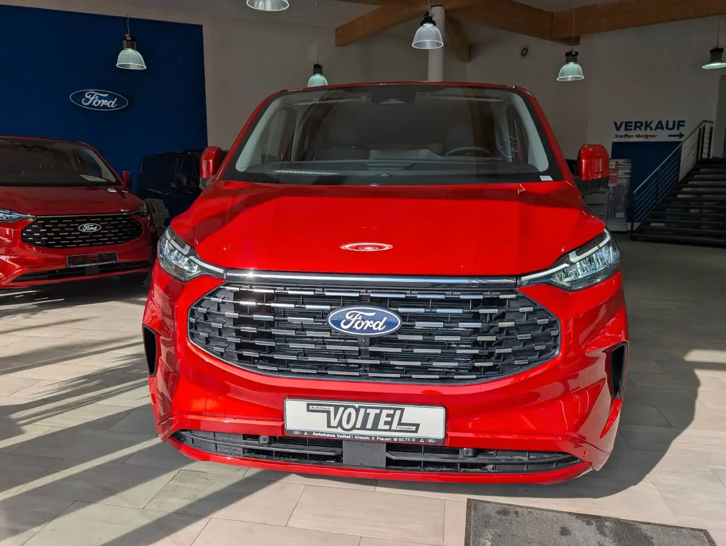 Ford Tourneo Custom 2.0 L2 Tit X AT B&O Standheizung Rot - 2