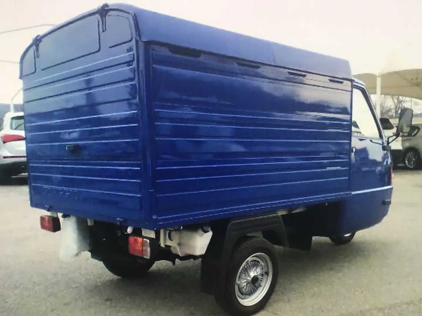 Piaggio Ape TM 218 cc chiusa Modrá - 2