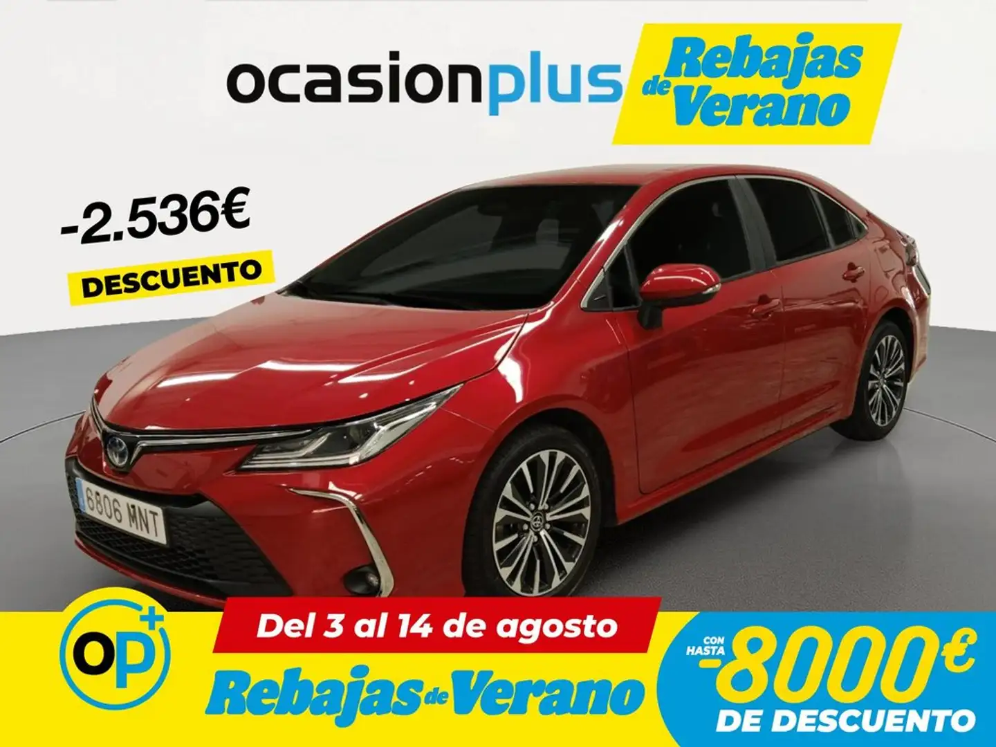 Toyota Corolla Sedán 140H Style Rojo - 1