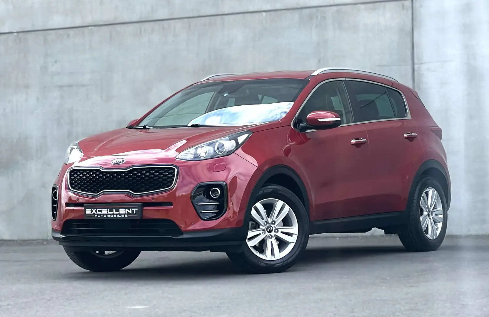 Kia Sportage 1.6i 2WDBusiness*CLIM*GPS*BLUETOOTH*CAMERA*GARANTI Rouge - 1