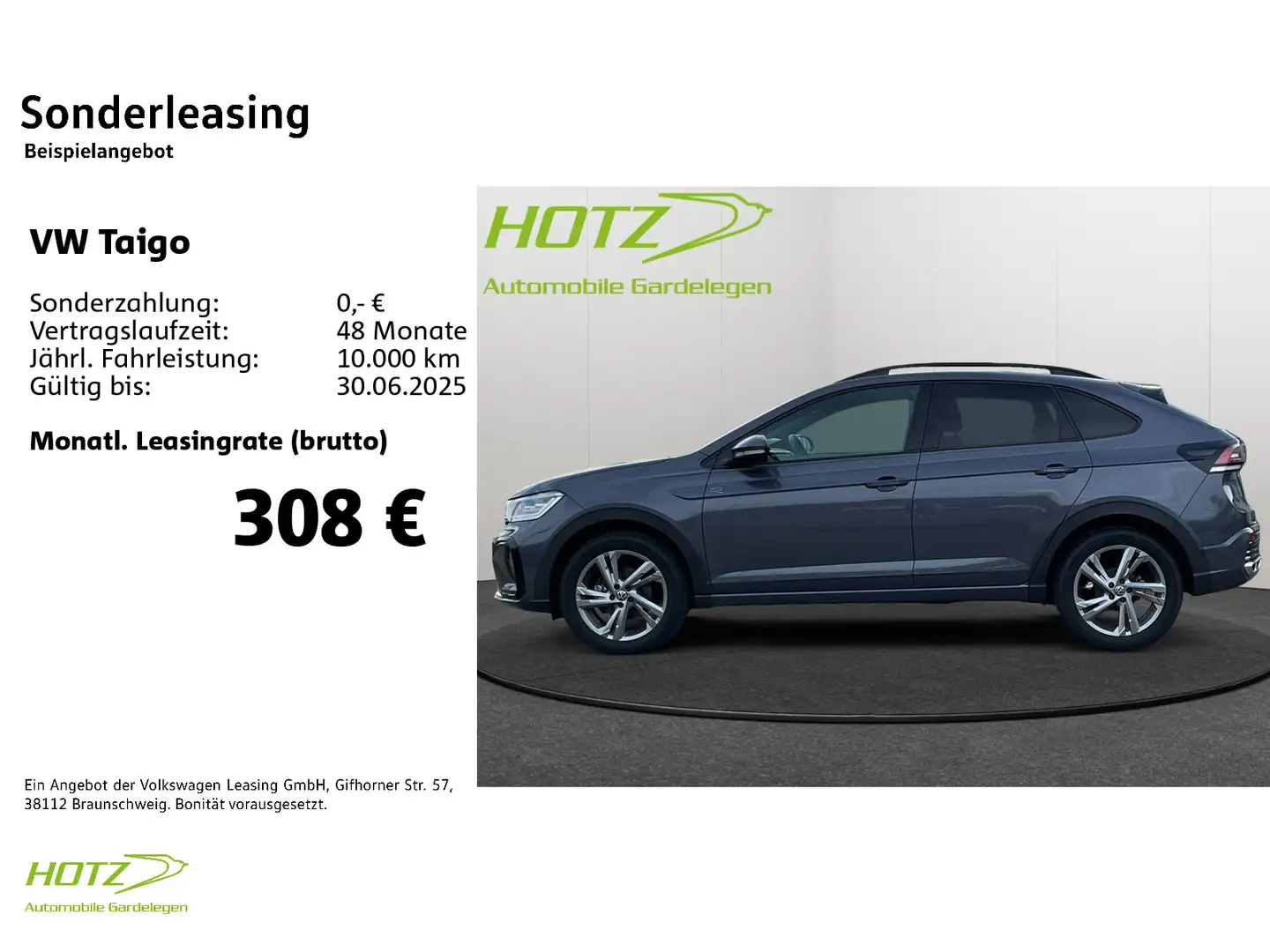 Volkswagen Taigo 1.5 TSI DSG R-Line ACC/KEY/APP 1,99% Finan Grau - 2